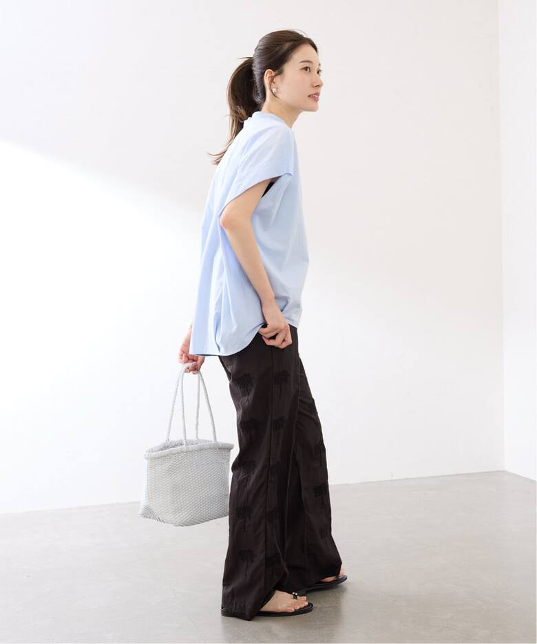 COUTURE D`ADAM/クチュールドアダム parm tree embroidery パンツ 