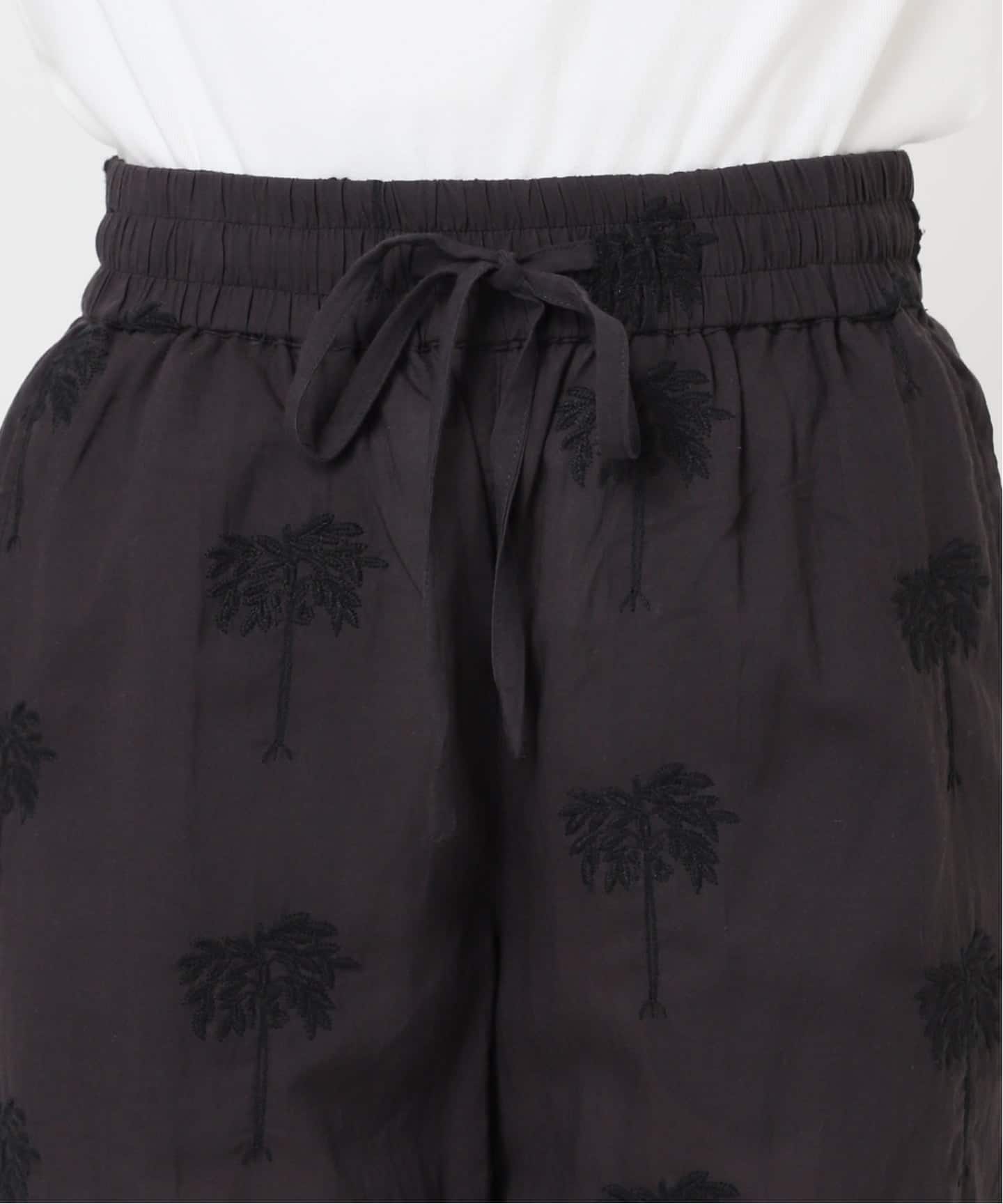 COUTURE D`ADAM/クチュールドアダム parm tree embroidery パンツ