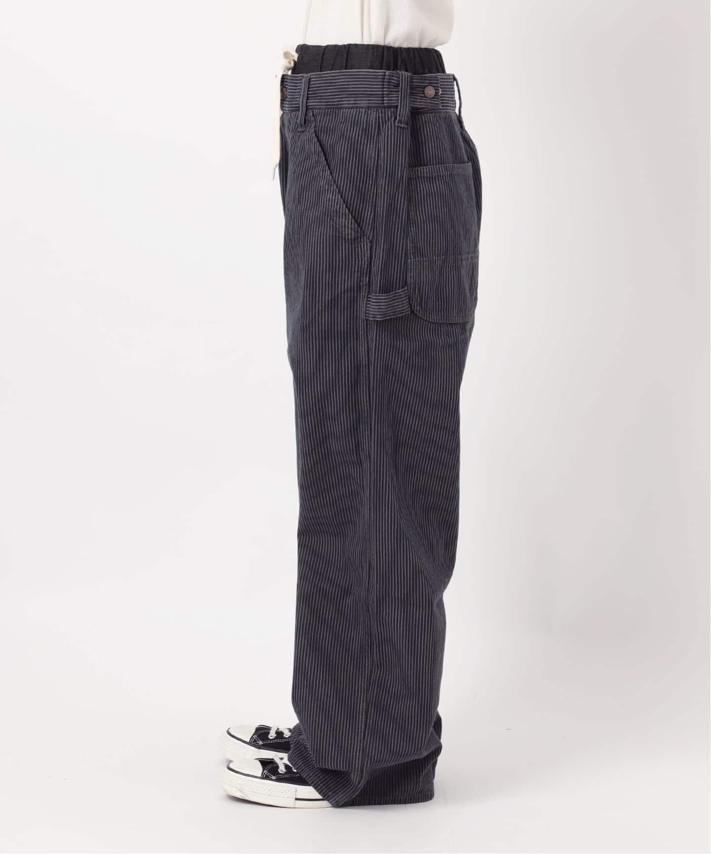 FRAMeWORK PAYDAY ペイデイ サスペンダー ヒッコリー パンツ PAYDAY/ペイデイ 別注レイヤードヒッコリーパンツ（その他パンツ