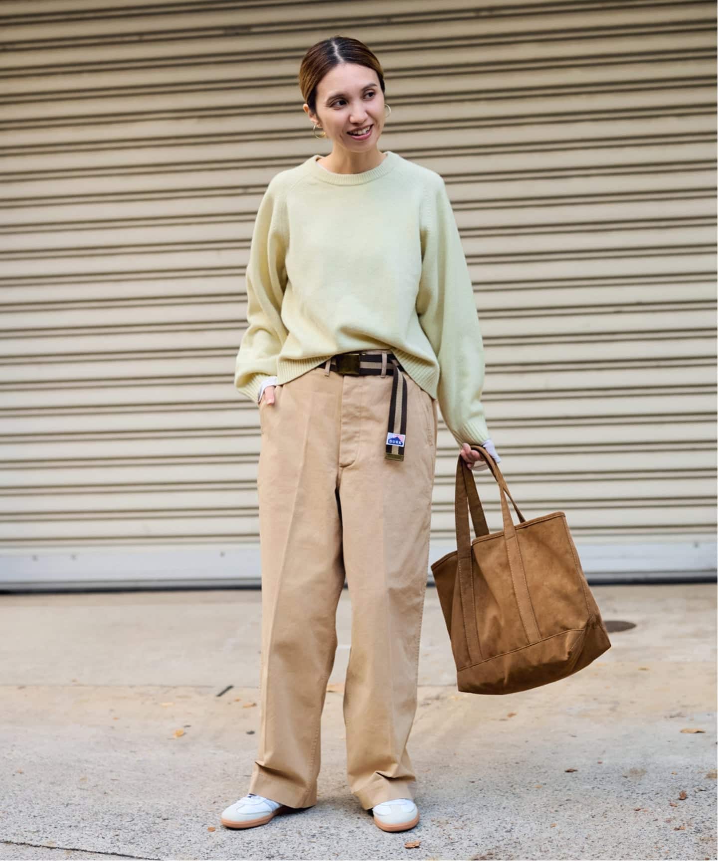 BURK 別注 ガチャベルト付きチノパン（チノパンツ）｜FRAMeWORK