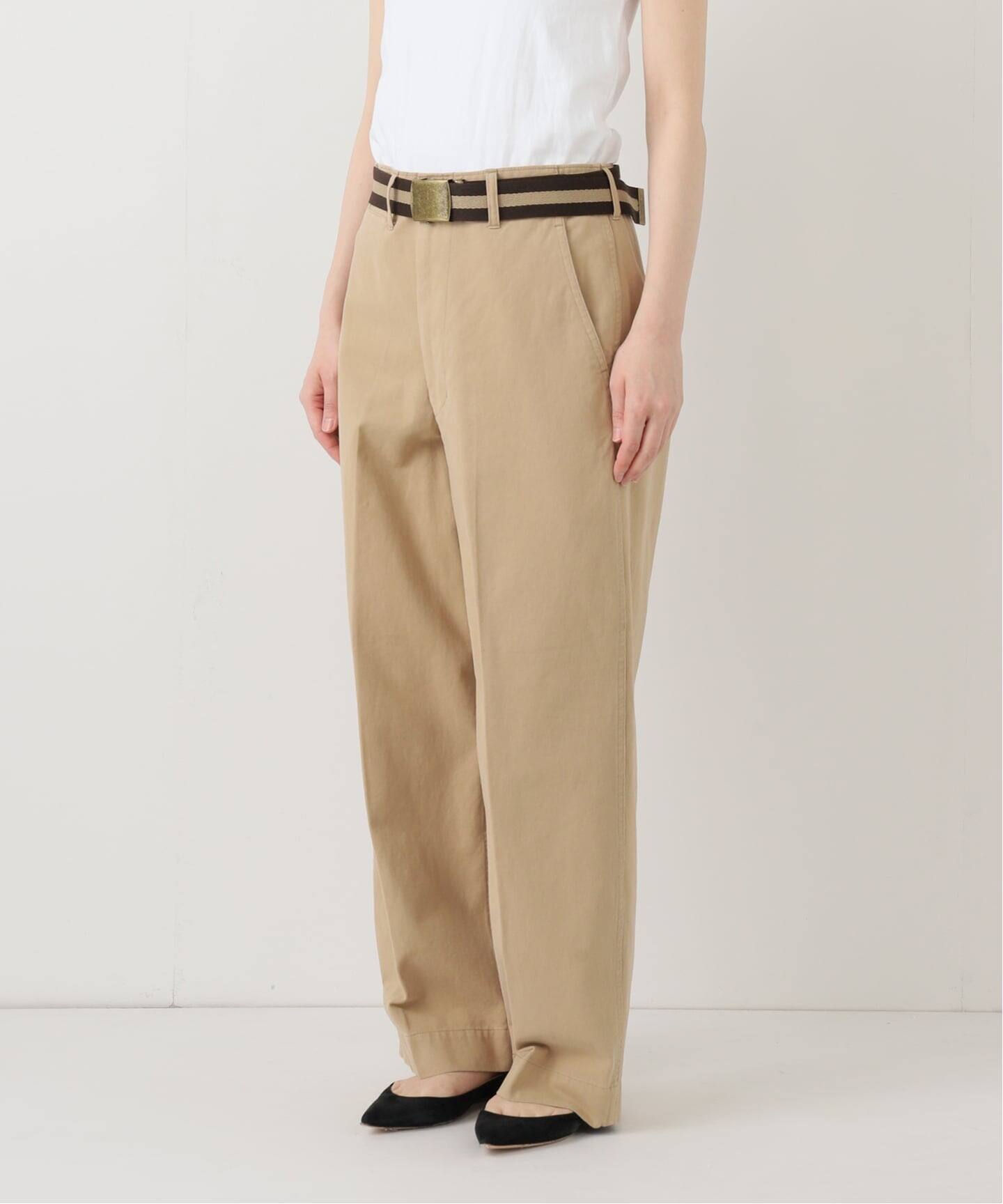 BURK 別注 ガチャベルト付きチノパン（チノパンツ）｜FRAMeWORK