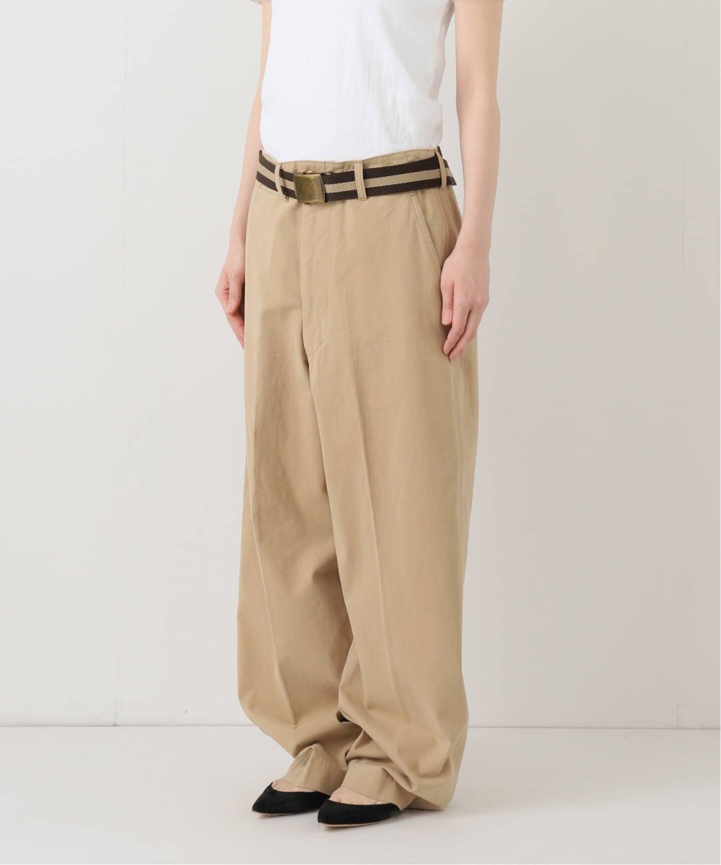 BURK 別注 ガチャベルト付きチノパン（チノパンツ）｜FRAMeWORK