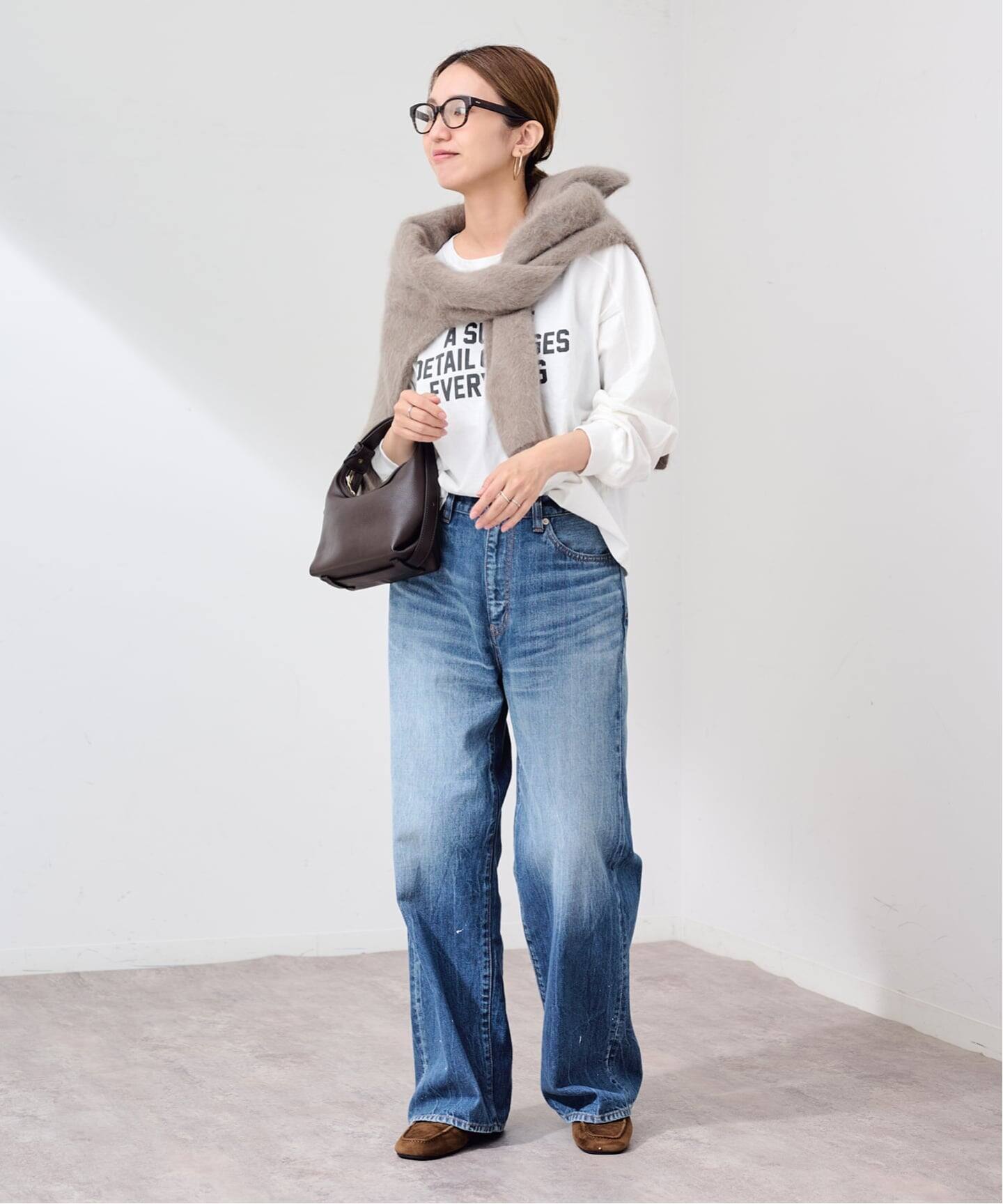 DENIM DELIGHT DAYS セルヴィッチデニムワイドジーンズ（デニムパンツ 