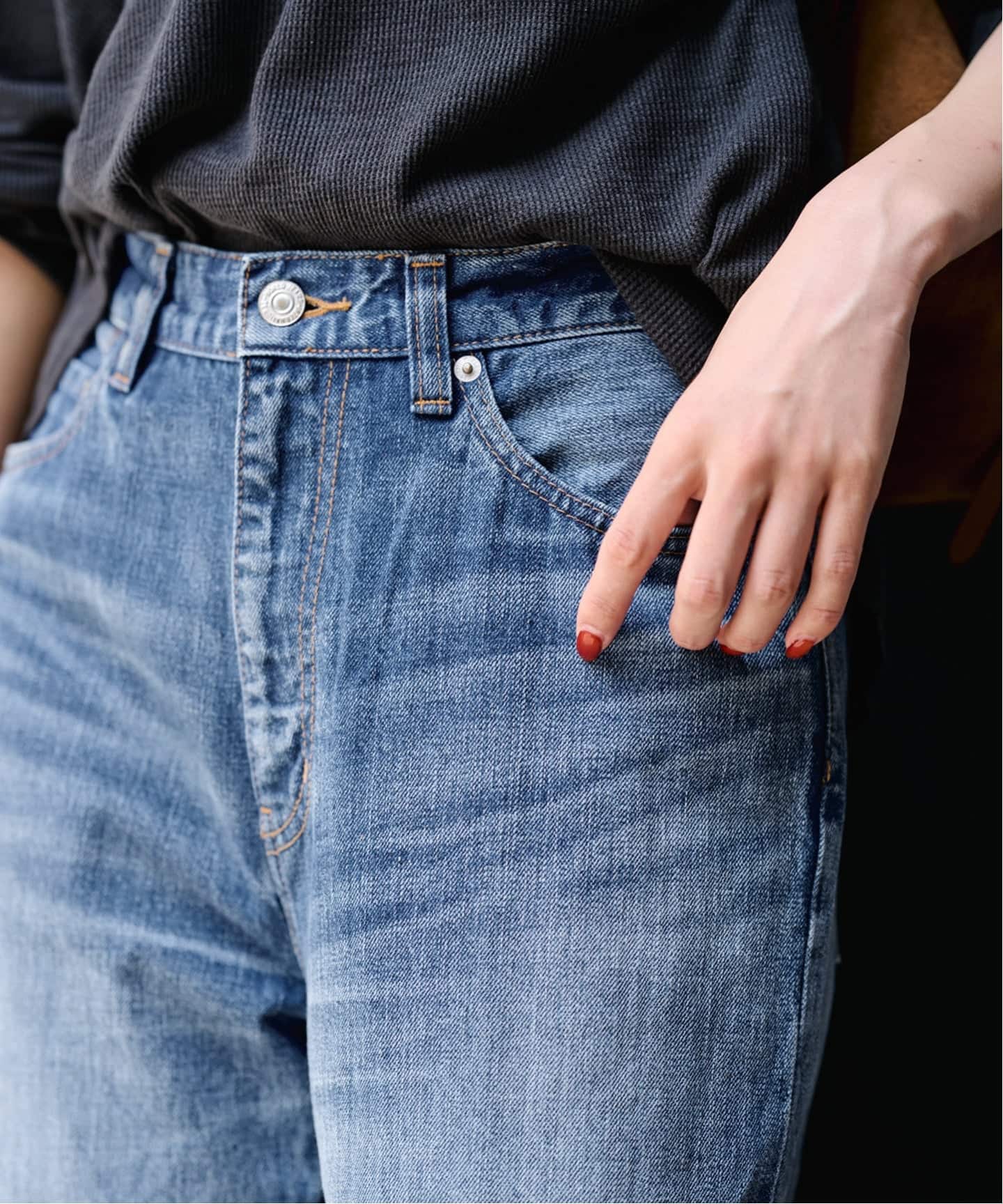 ≪予約≫DENIM DELIGHT DAYS セルヴィッチデニムワイドジーンズ