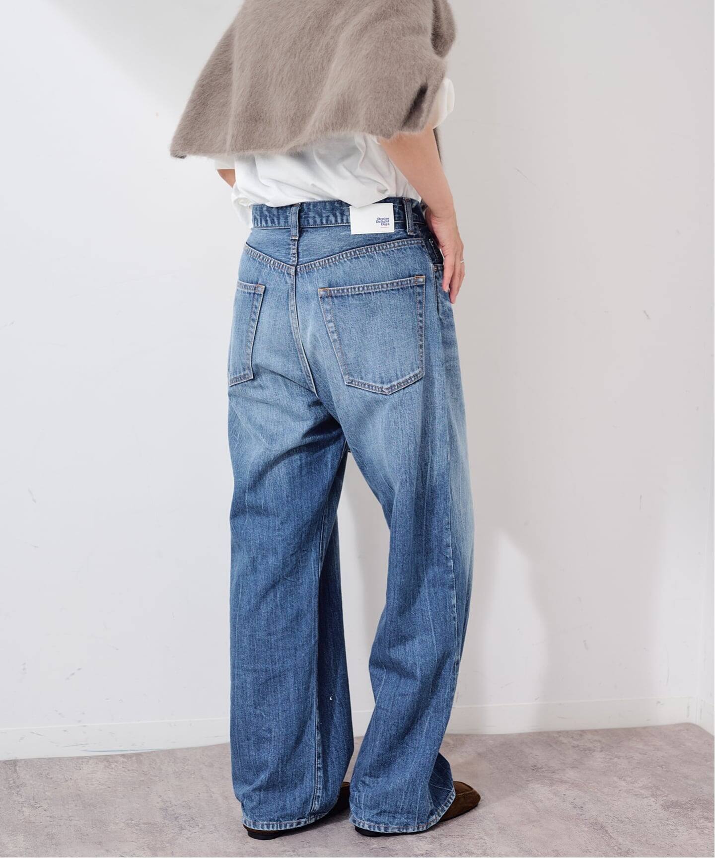 DENIM DELIGHT DAYS セルヴィッチデニムワイドジーンズ（デニムパンツ 