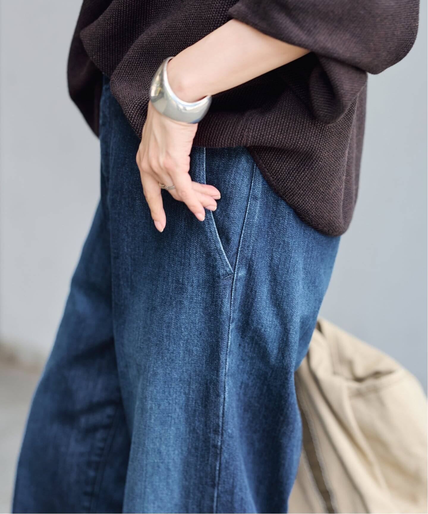 DENIM DELIGHT DAYS セルヴィッチデニムスラックス（デニムパンツ
