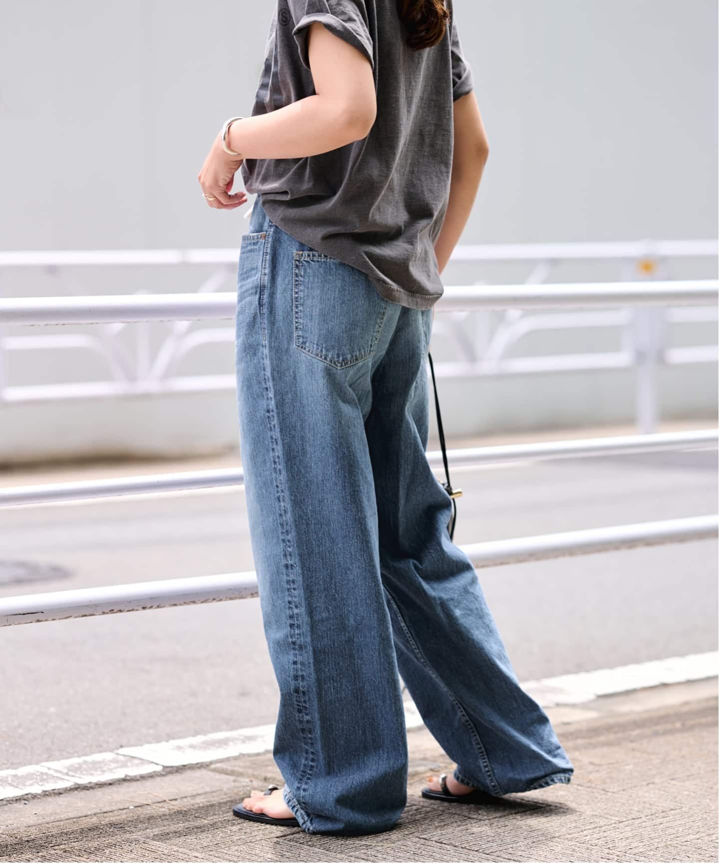 ≪予約≫BIG JOHN×BETTER THAN GOOD SLEEK WIDE LEG デニム（デニム