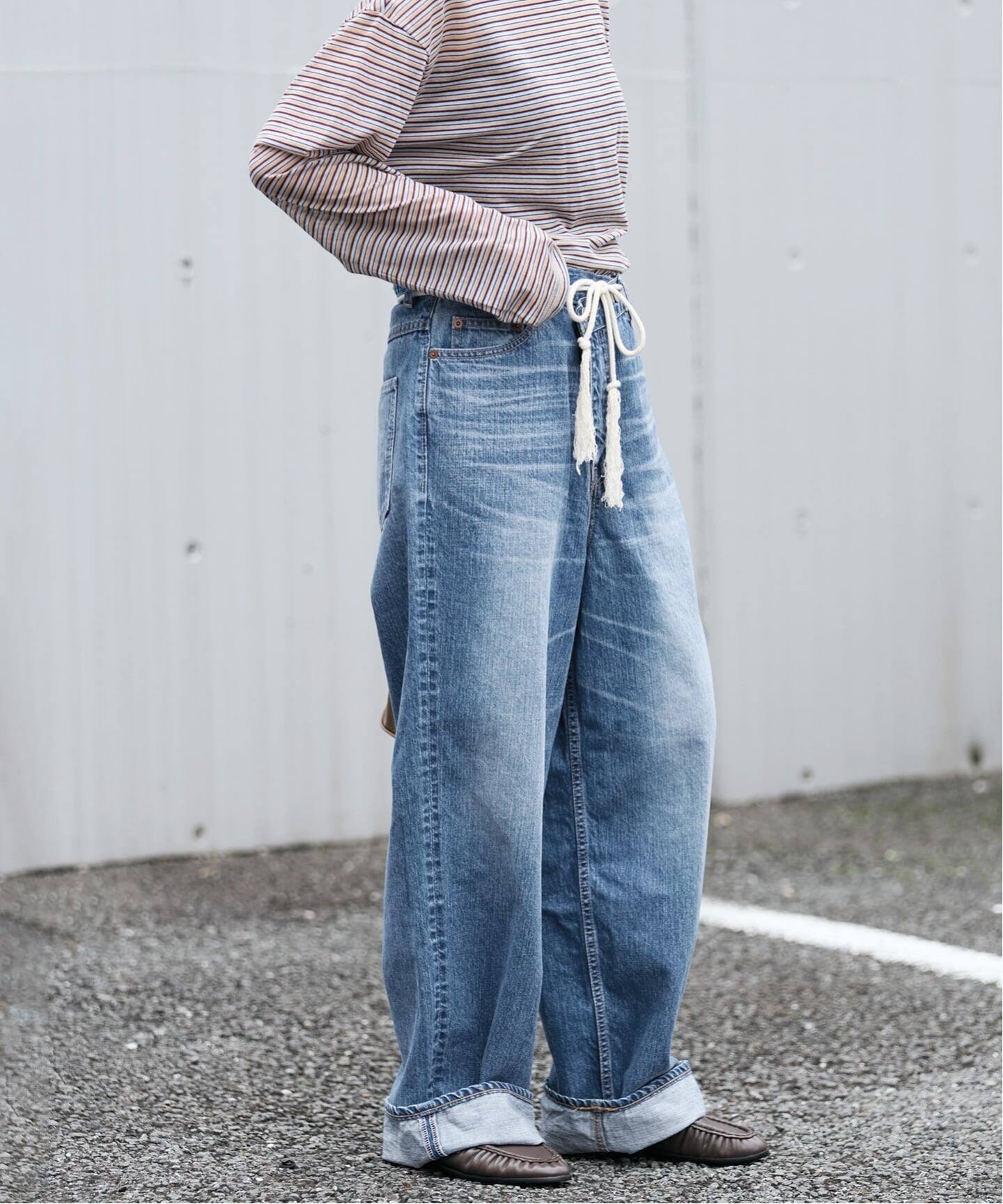 ≪予約≫BIG JOHN×BETTER THAN GOOD SLEEK WIDE LEG デニム（デニム