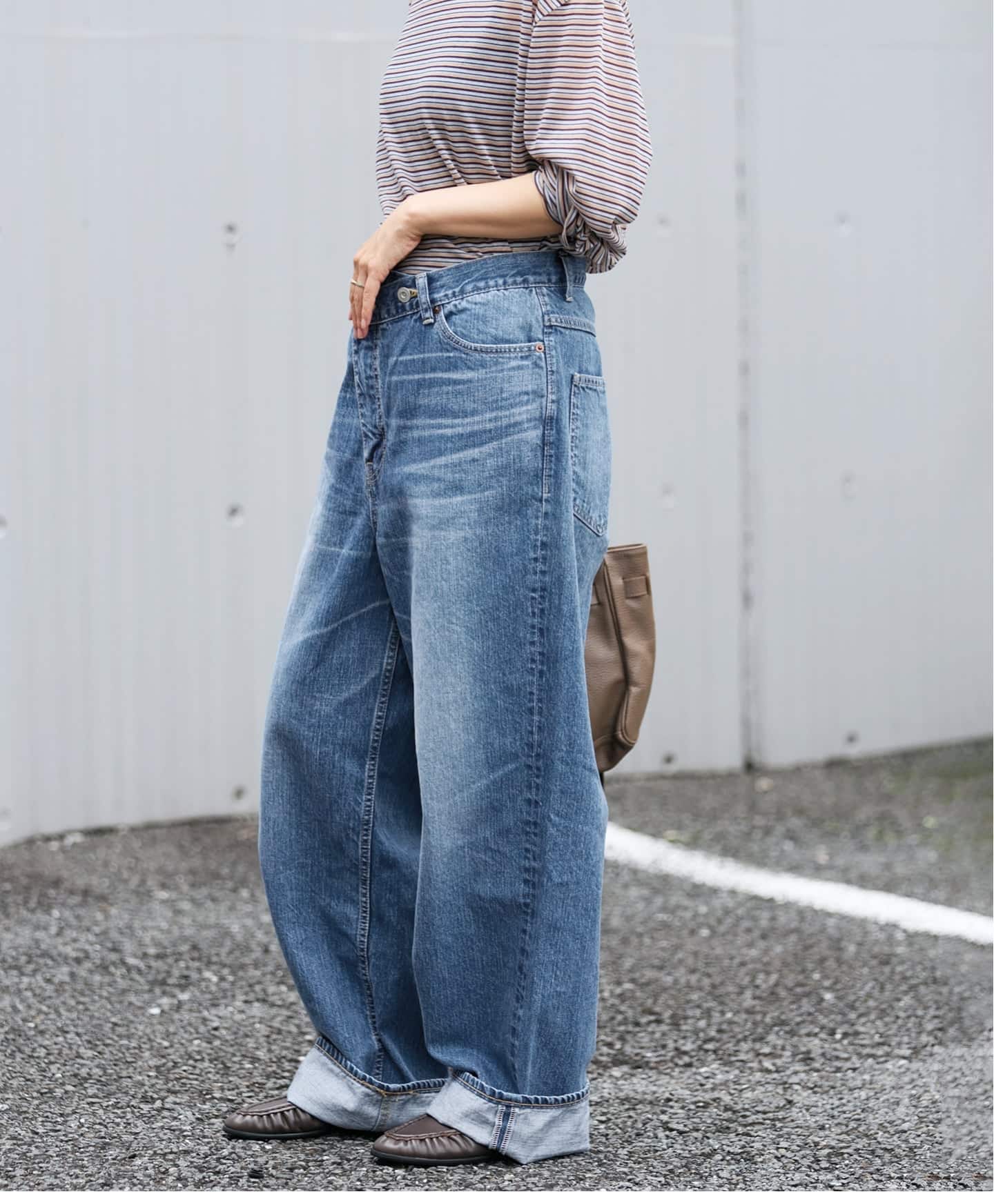 ≪予約≫BIG JOHN×BETTER THAN GOOD SLEEK WIDE LEG デニム（デニム