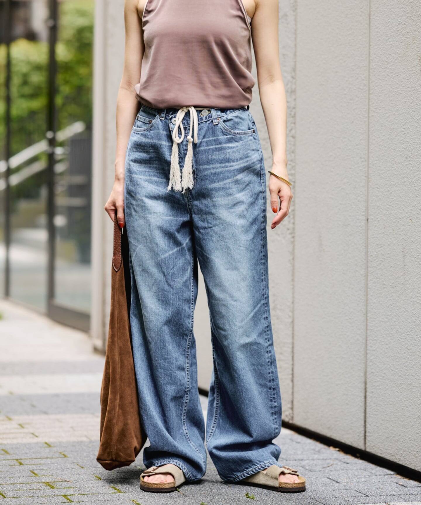 ≪予約≫BIG JOHN×BETTER THAN GOOD SLEEK WIDE LEG デニム（デニム