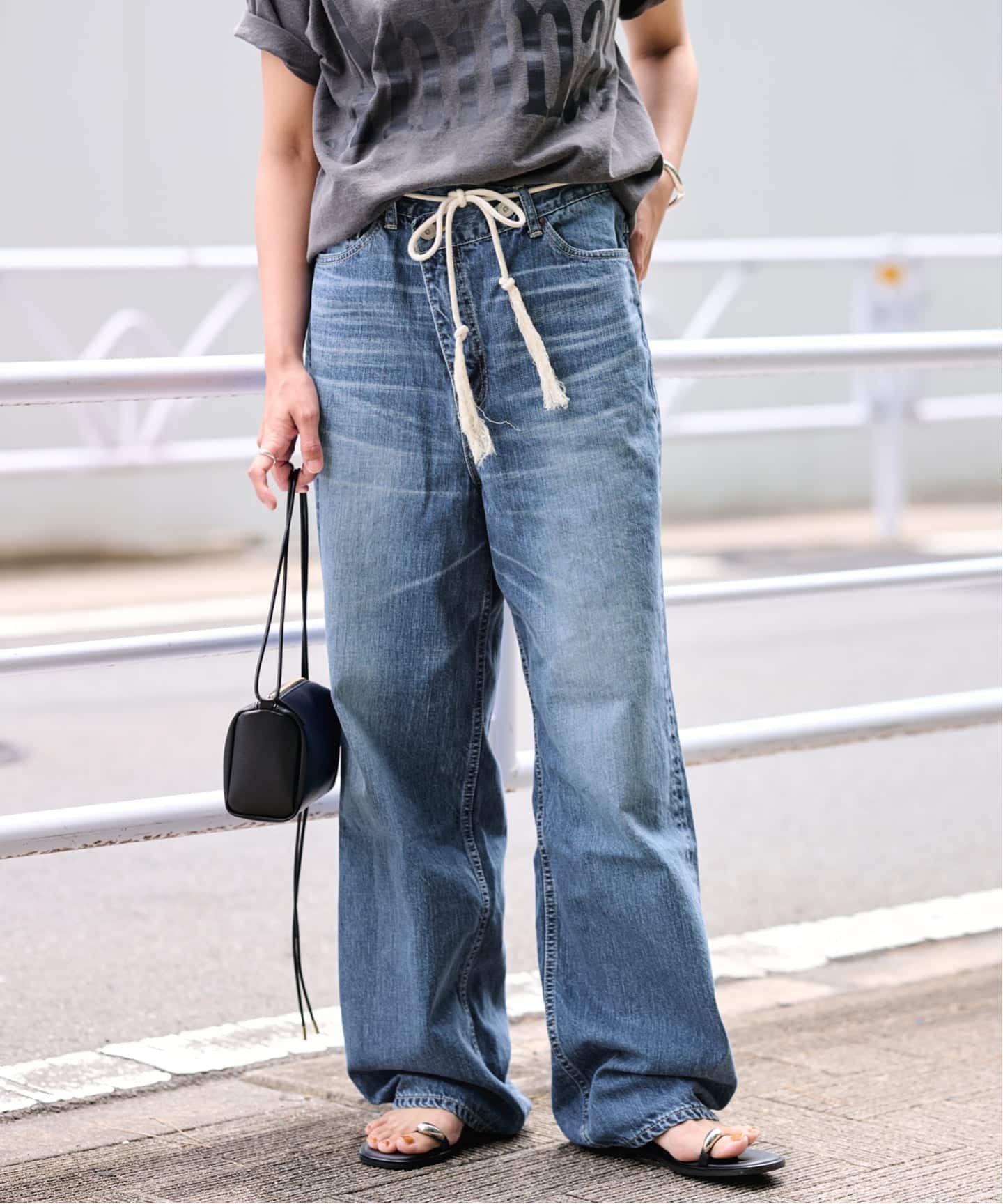 BETTER THANGOOD×BIGJOHN×FRAMeWORK DENIM ≪予約≫BIG JOHN×BETTER THAN GOOD SLEEK WIDE LEG デニム（デニム