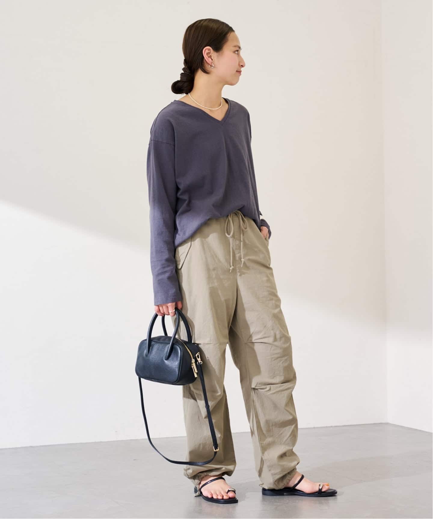TOP KHAKI/トップカーキ パラシュートパンツ（カーゴパンツ