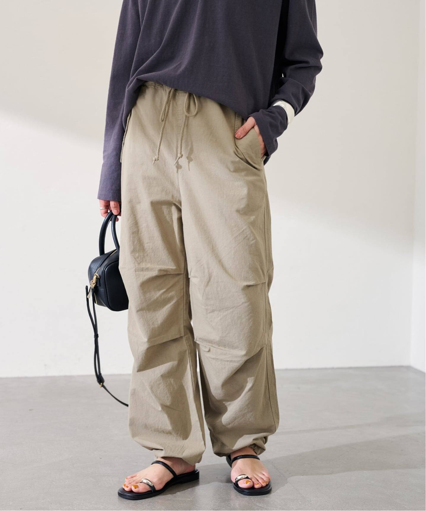TOP KHAKI/トップカーキ パラシュートパンツ（カーゴパンツ