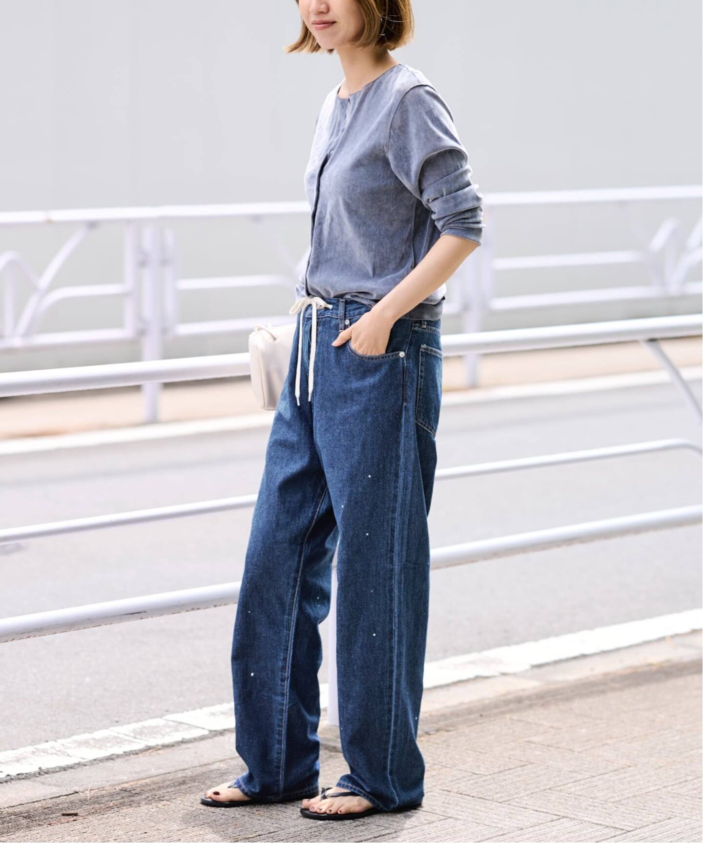 JOHNBULL/ジョンブル デニムワイドイージーパンツ（デニムパンツ