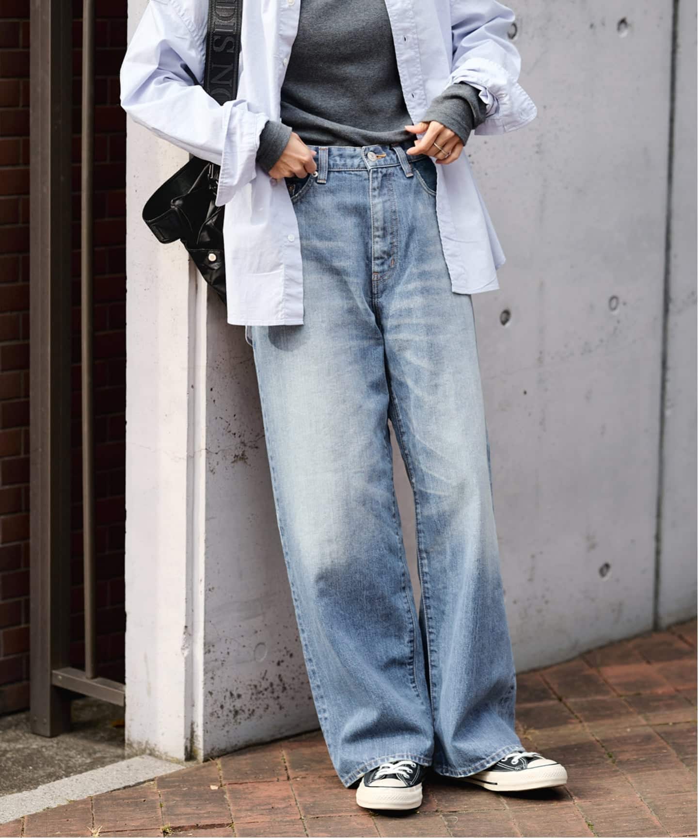 【FRAMeWORK】デニムデライトデイズ　セルビッチデニムワイドジーンズ DENIM DELIGHT DAYS/デニムデライトデイズ セルビッチデニムワイド