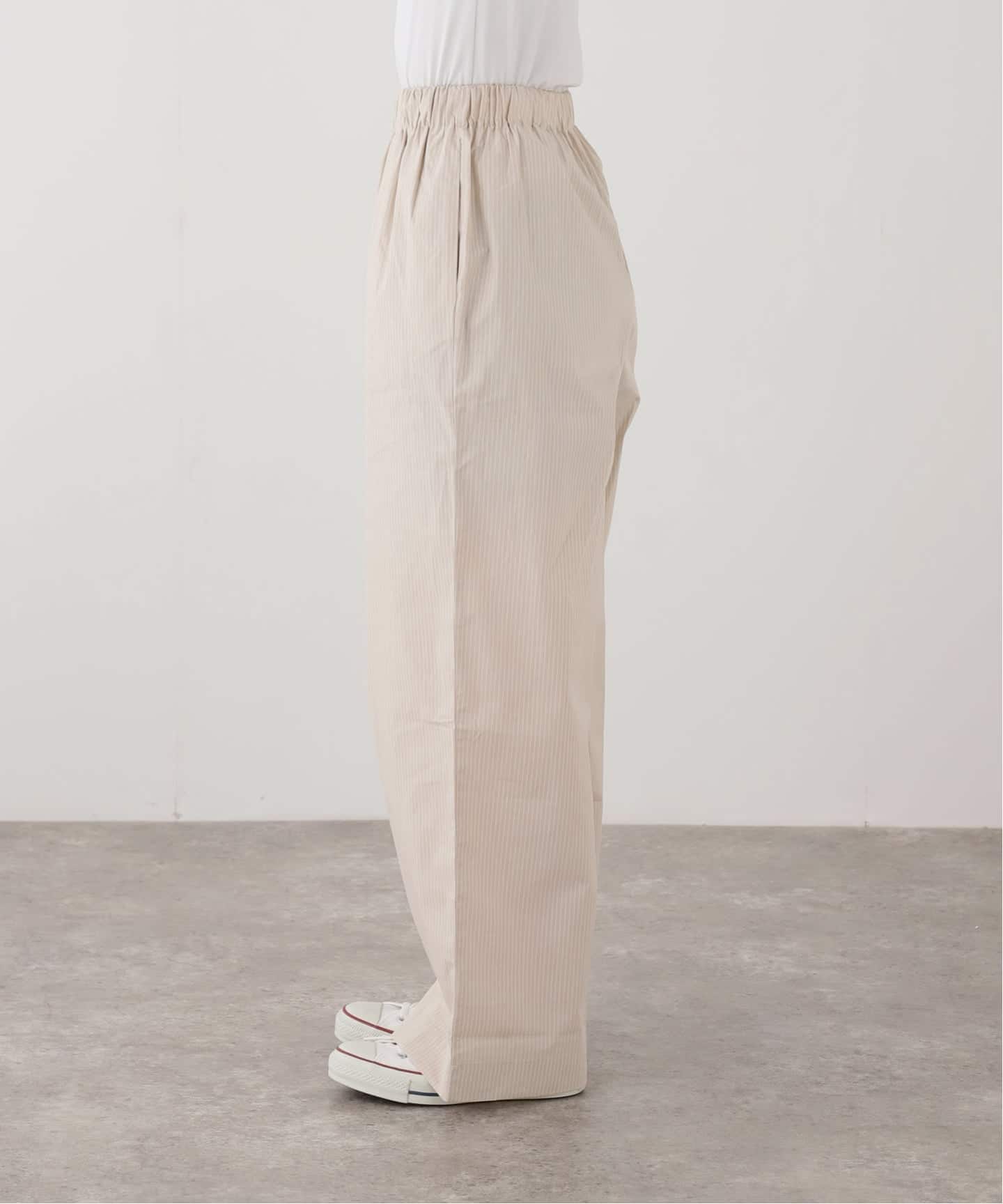 BASERANGE/ベースレンジ CLAUDE PANTS(ベージュ)（スラックス