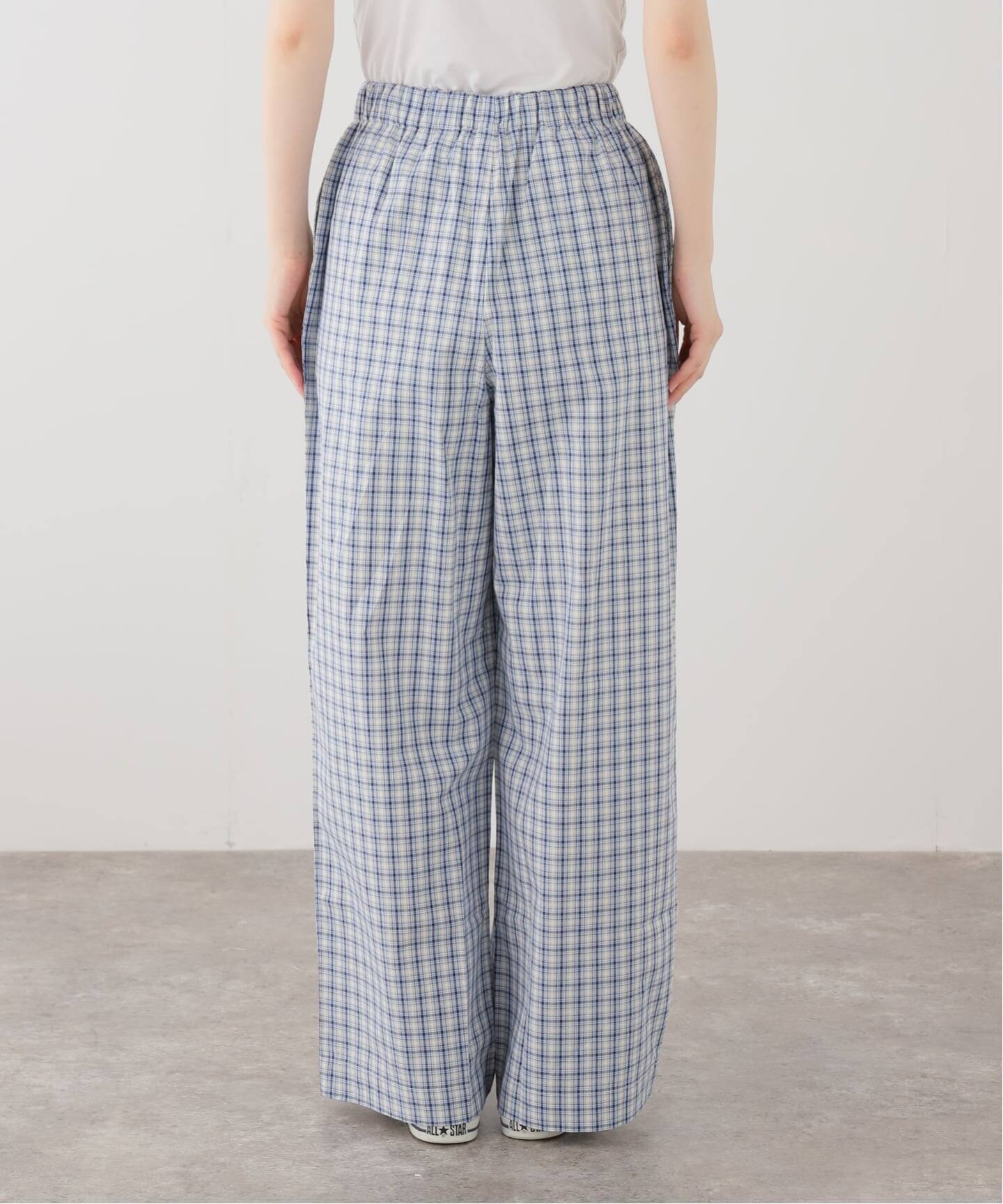 BASERANGE/ベースレンジ CLAUDE PANTS(ブルー)（スラックス
