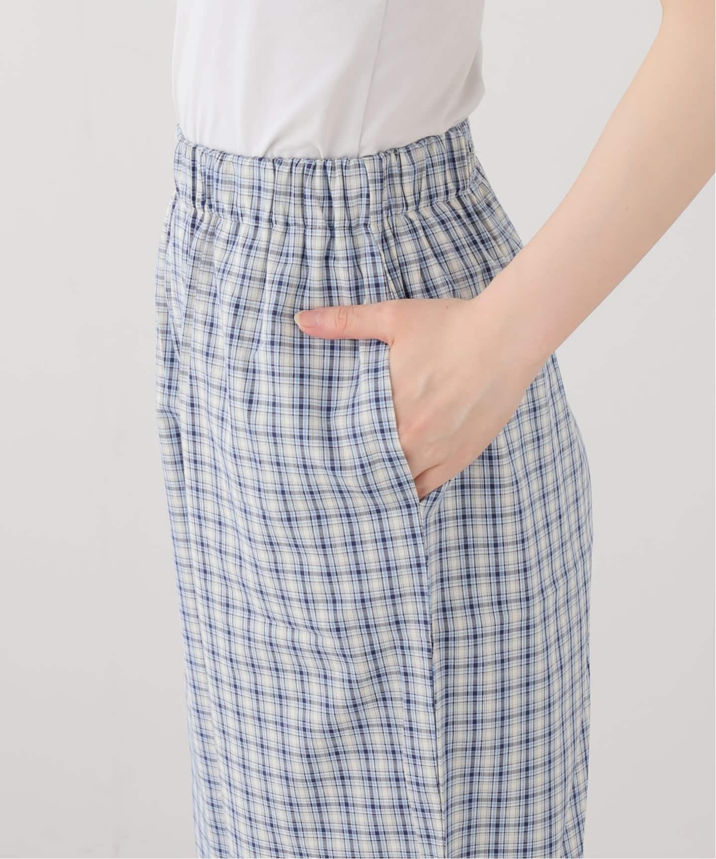 BASERANGE/ベースレンジ CLAUDE PANTS(ブルー)（スラックス
