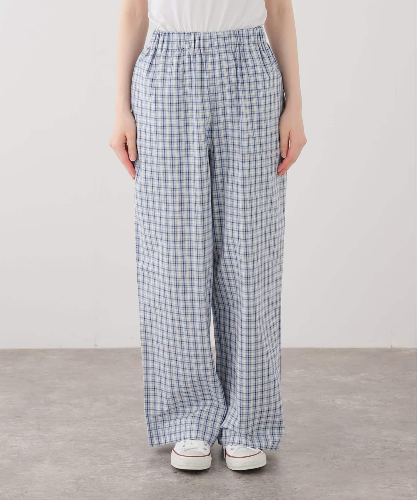 BASERANGE/ベースレンジ CLAUDE PANTS(ブルー)（スラックス