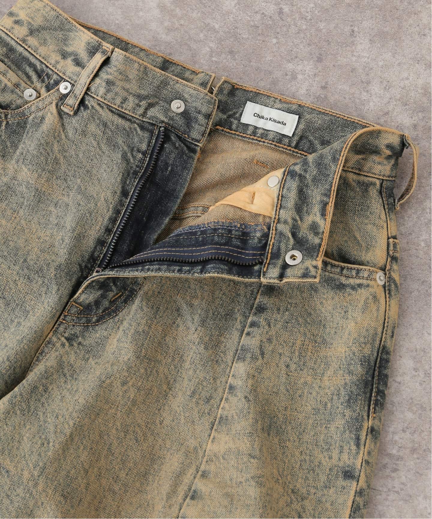 CHIKA KISADA / チカ キサダ CRUVY DENIM PANTS（デニムパンツ