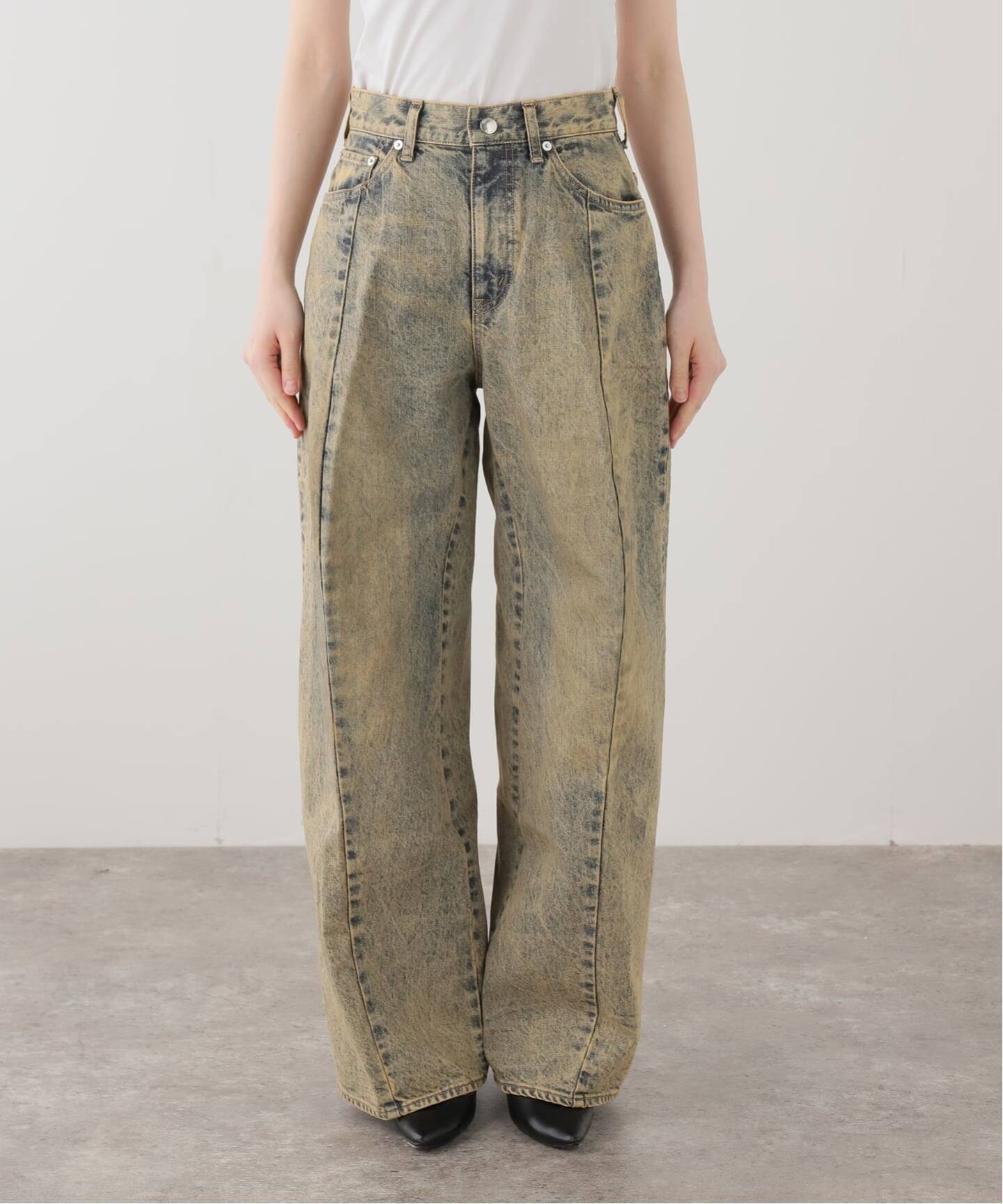 CHIKA KISADA / チカ キサダ CRUVY DENIM PANTS（デニムパンツ