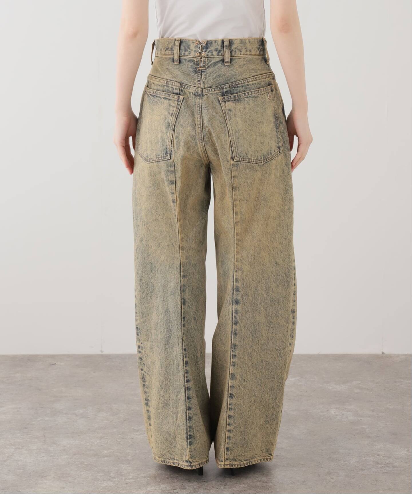 CHIKA KISADA / チカ キサダ CRUVY DENIM PANTS（デニムパンツ