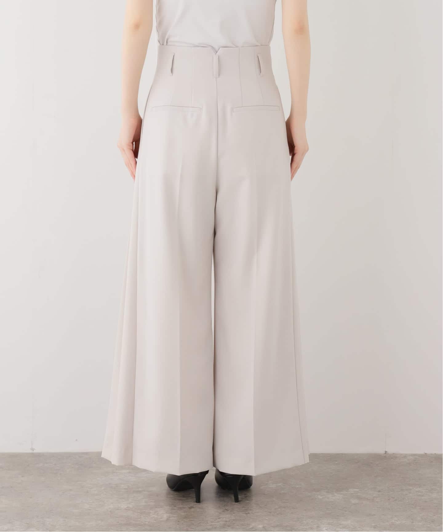 ハイウエストプリーツパンツ（スラックス）｜NOBLE（ノーブル）の通販