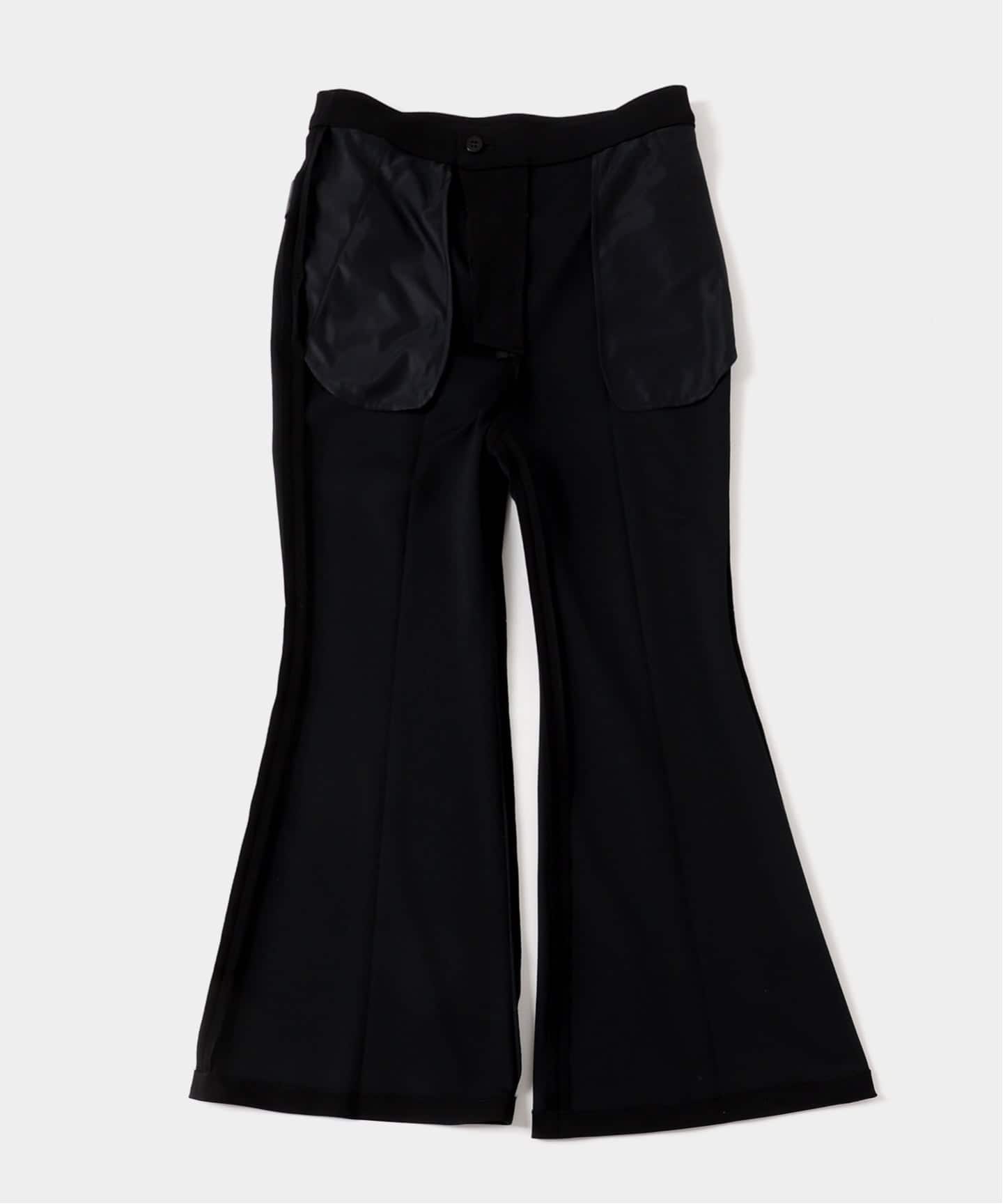 予約》ジャージーフレアパンツ（スラックス）｜NOBLE（ノーブル）の