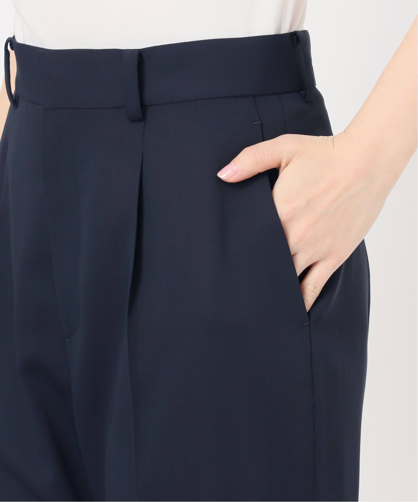 スーパーステップヘムフレアパンツ（スラックス）｜NOBLE（ノーブル