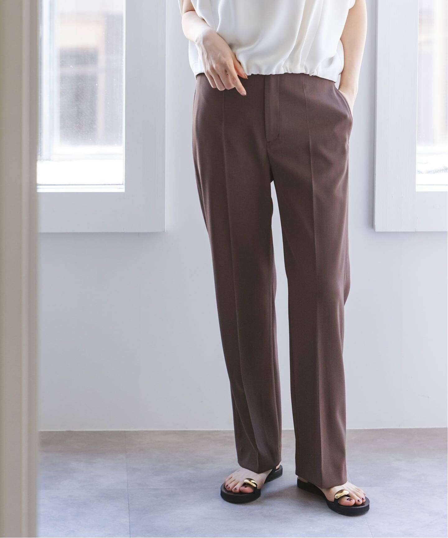 ツイルクロスストレートパンツ（スラックス）｜NOBLE（ノーブル）の