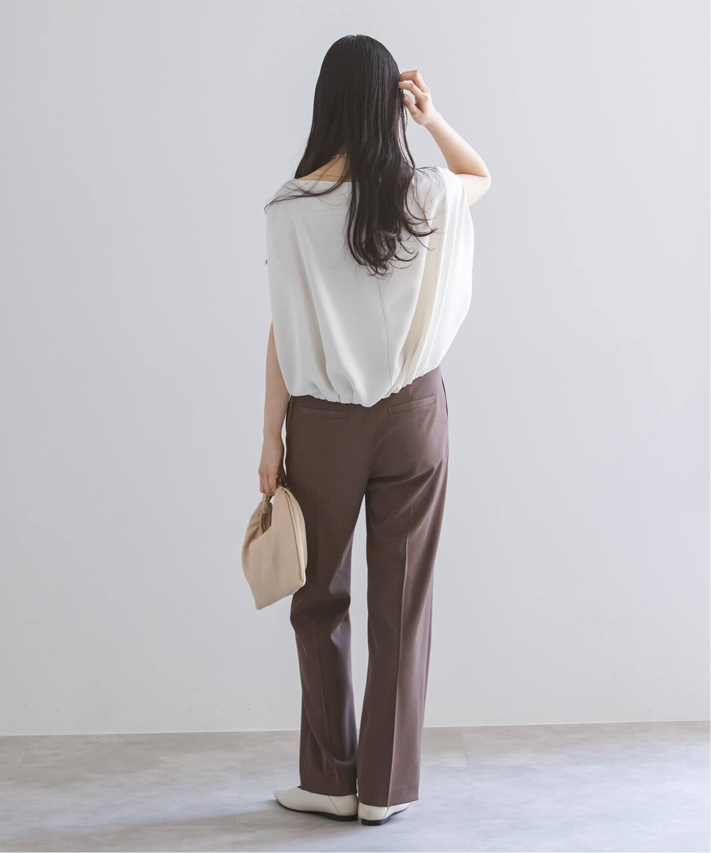 ツイルクロスストレートパンツ(スラックス)|NOBLE(ノーブル)の ツイルクロスストレートパンツ(スラックス)|NOBLE(ノーブル)の