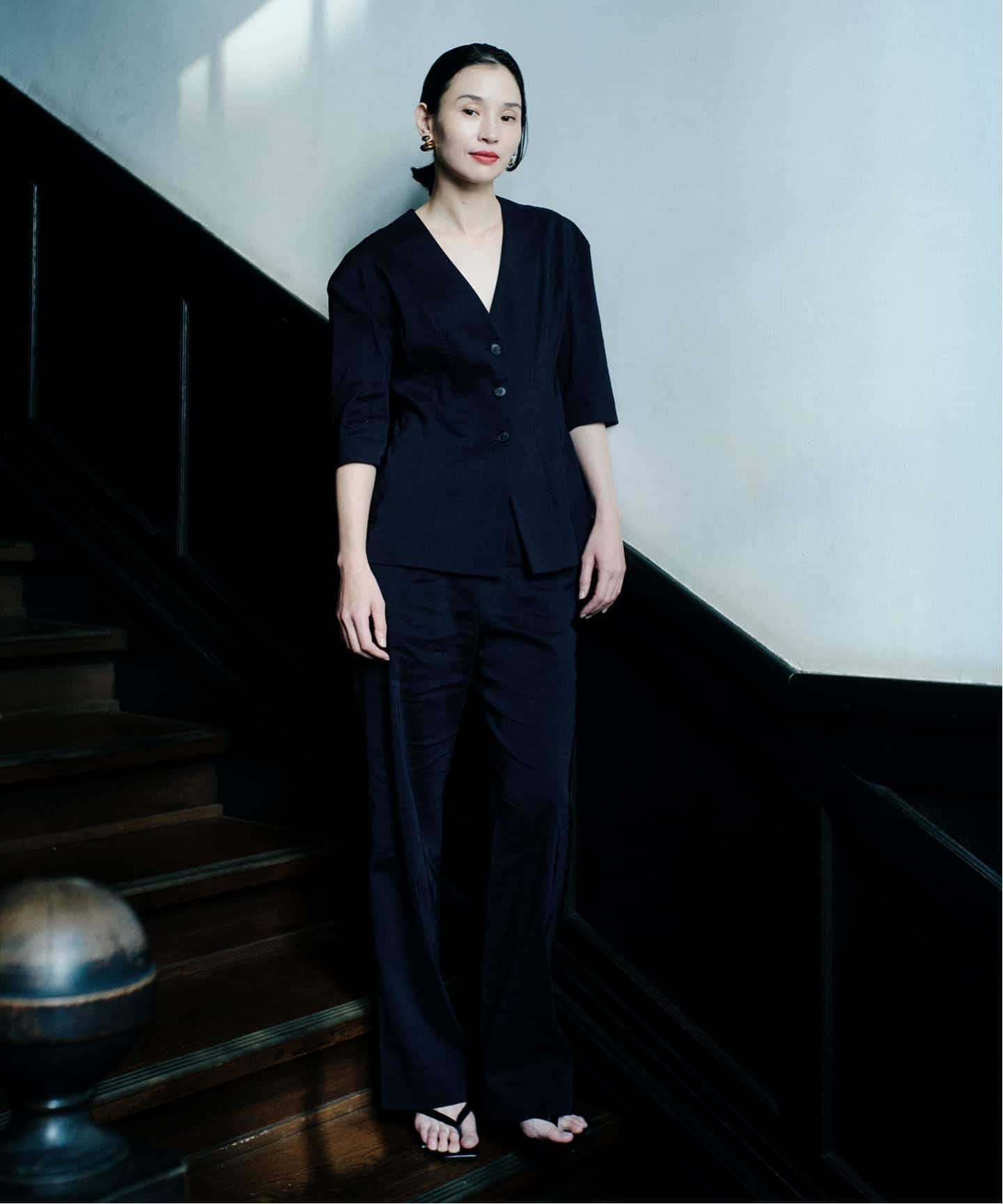 ELLE en noir パンツスーツ 150センチ ELLE EN NOIR パンツスーツ 150