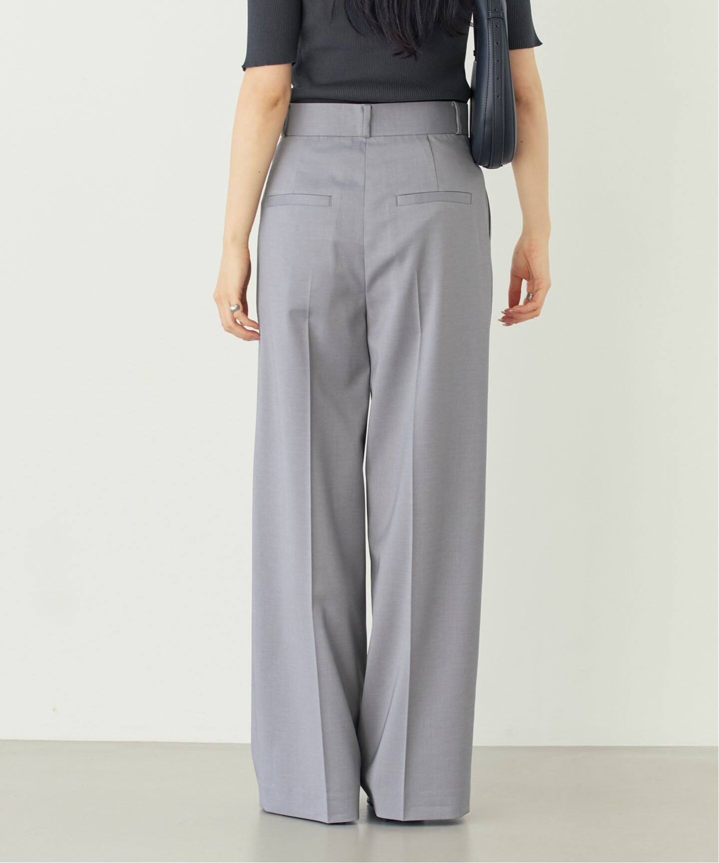 追加・セットアップ対応》エステルツイルストレッチスラックスパンツ