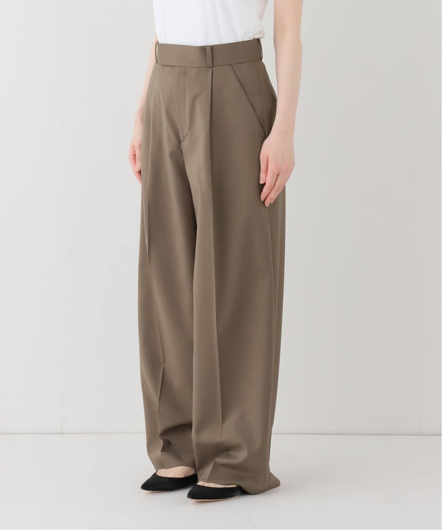追加・セットアップ対応》エステルツイルストレッチスラックスパンツ