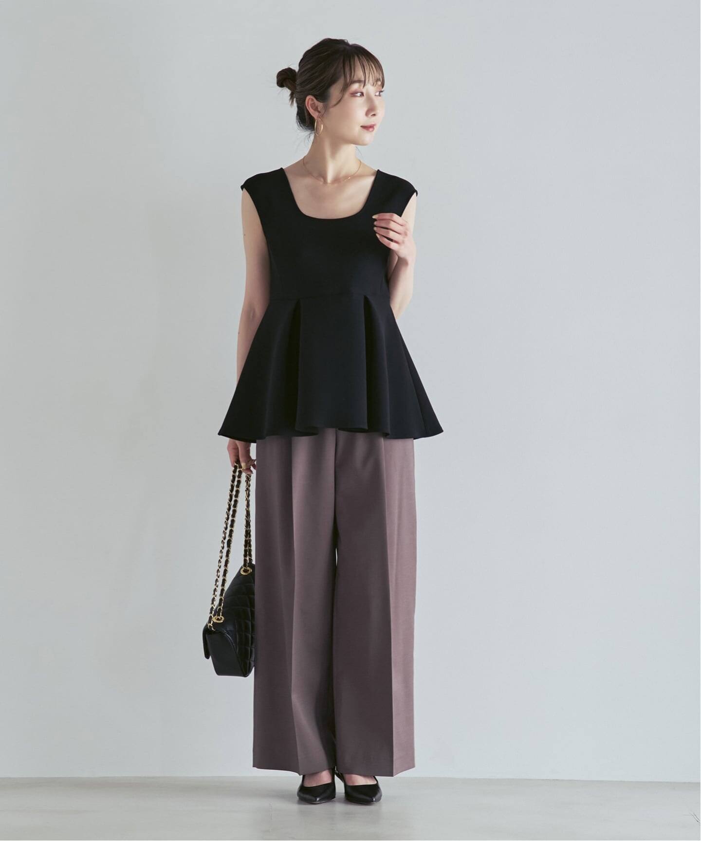 追加・セットアップ対応》エステルツイルストレッチスラックスパンツ