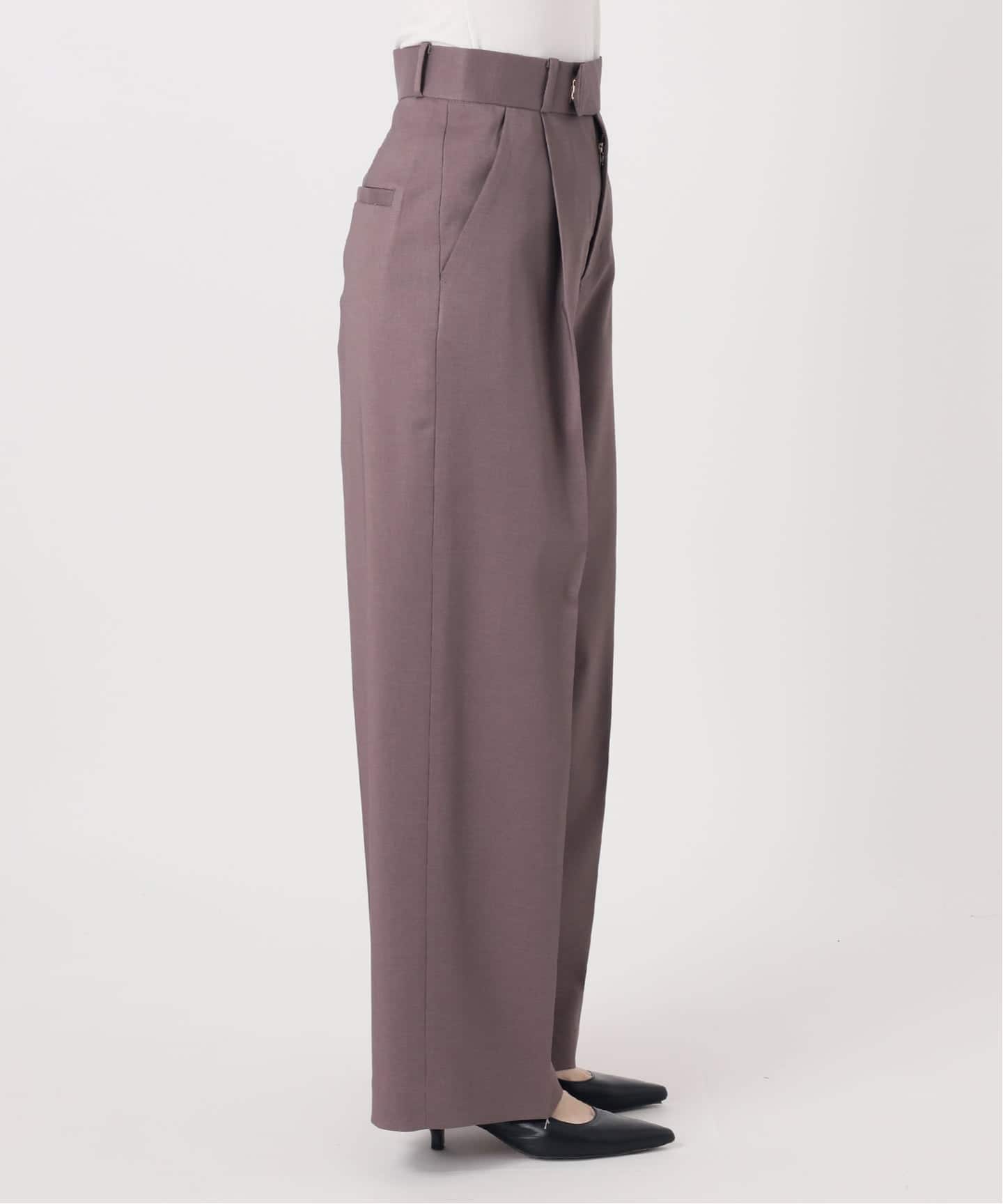 ノーブル　エステルツイル　パンツ 追加・WEB限定カラーあり》エステルツイルストレッチスラックスパンツ