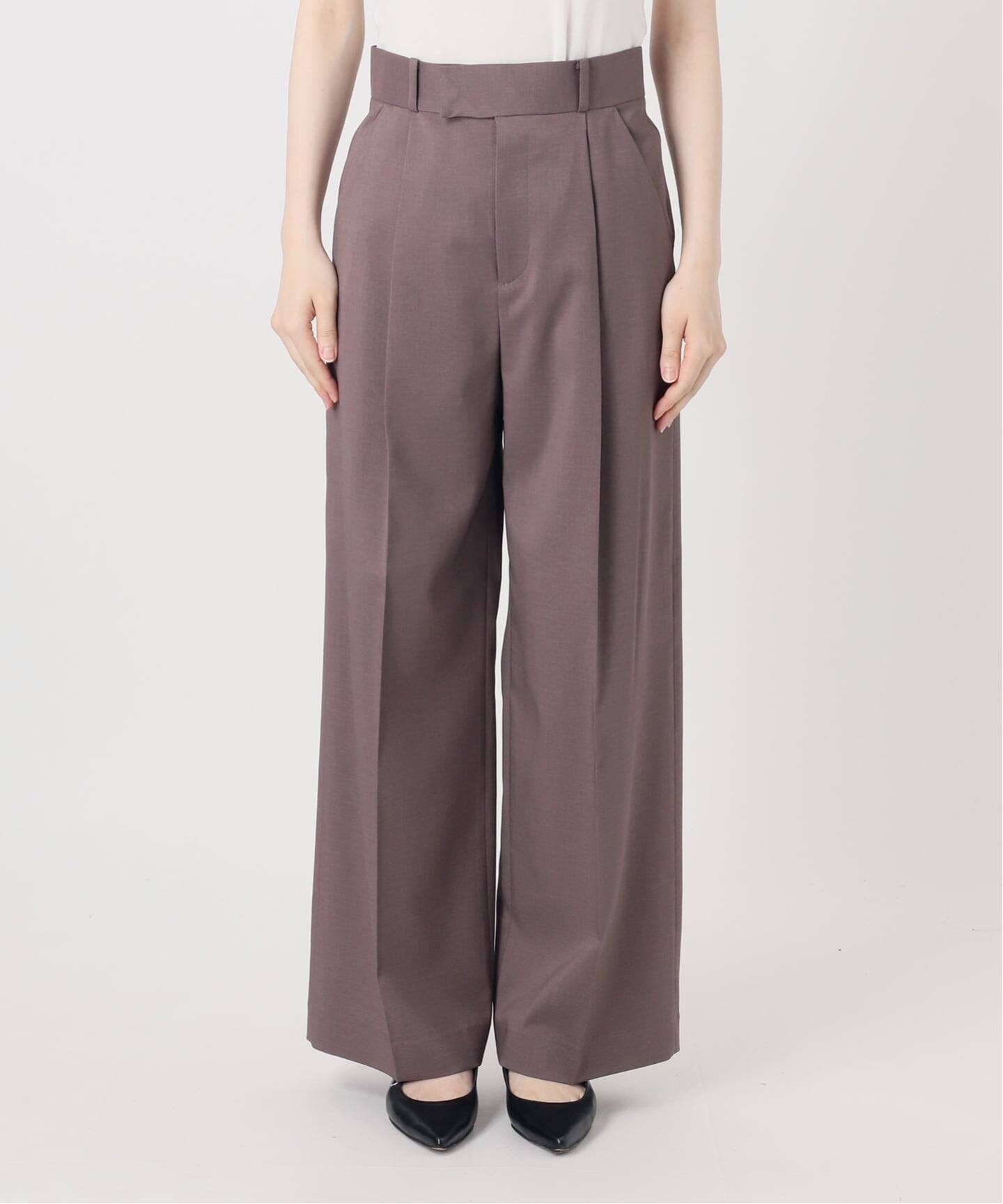 追加・WEB限定カラーあり》エステルツイルストレッチスラックスパンツ