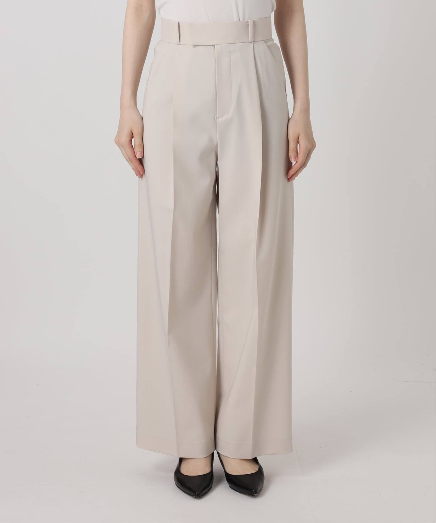 追加・WEB限定カラーあり》エステルツイルストレッチスラックスパンツ