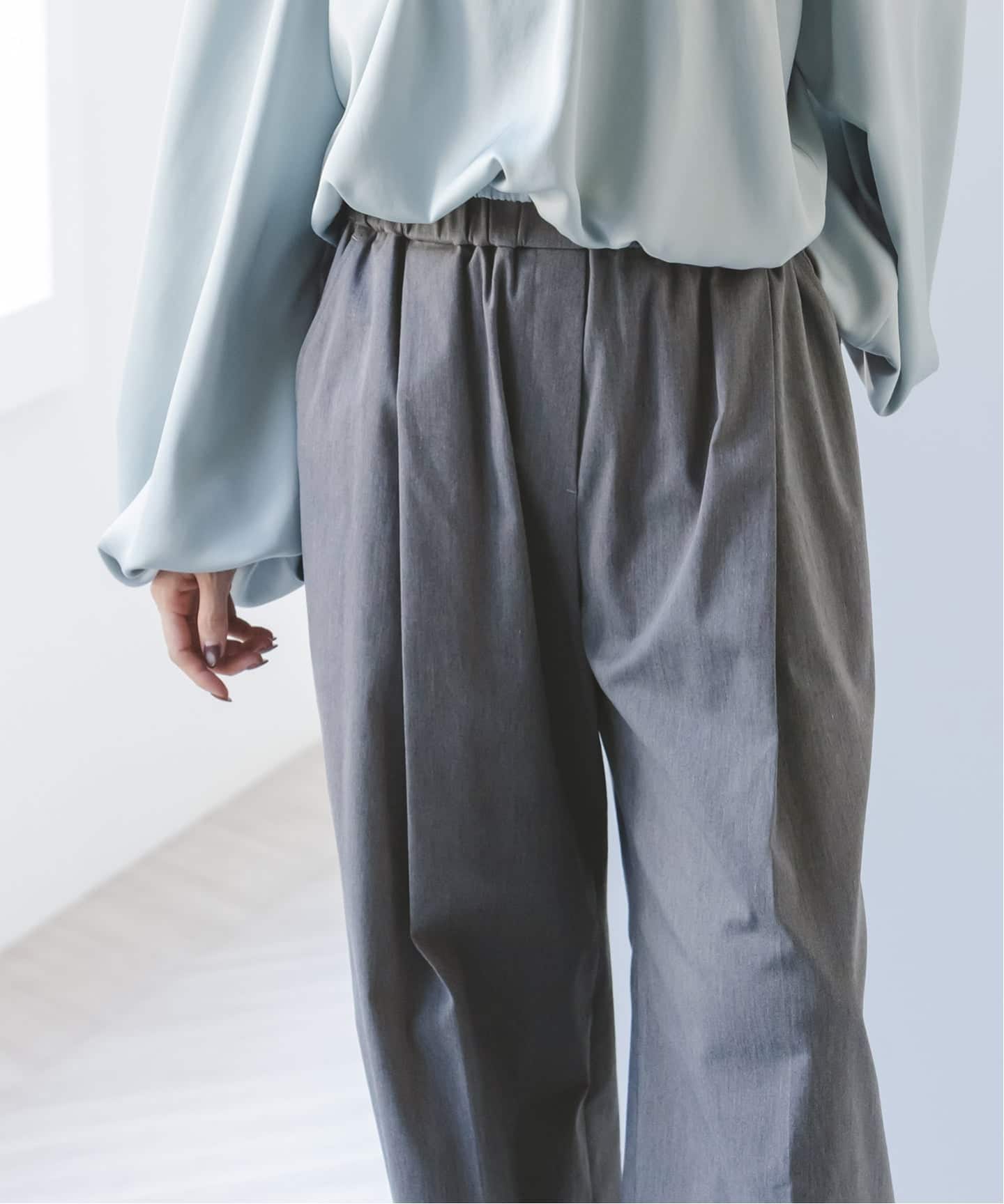 バックディテールツイルパンツ（スラックス）｜NOBLE（ノーブル）の