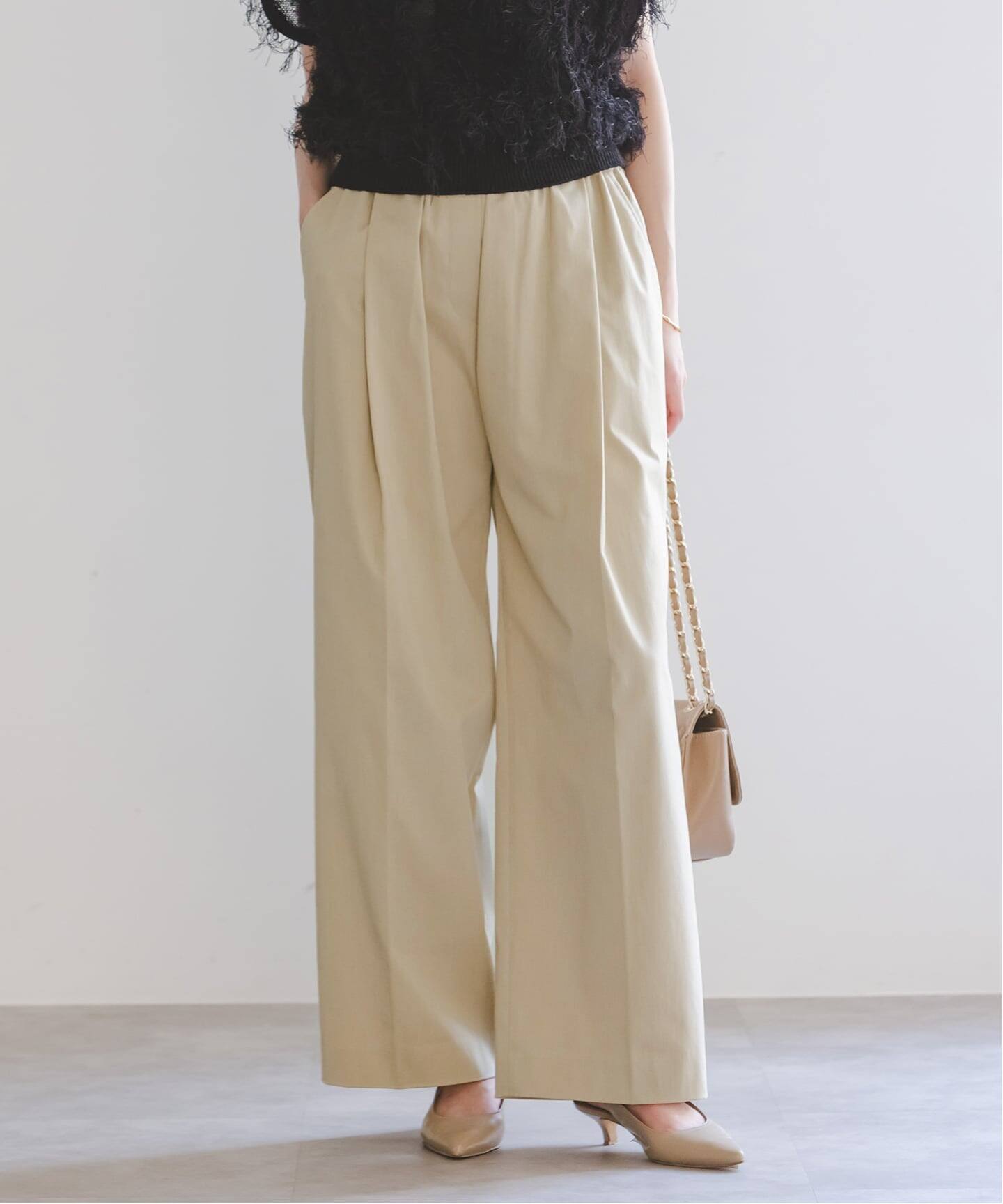 バックディテールツイルパンツ（スラックス）｜NOBLE（ノーブル）の