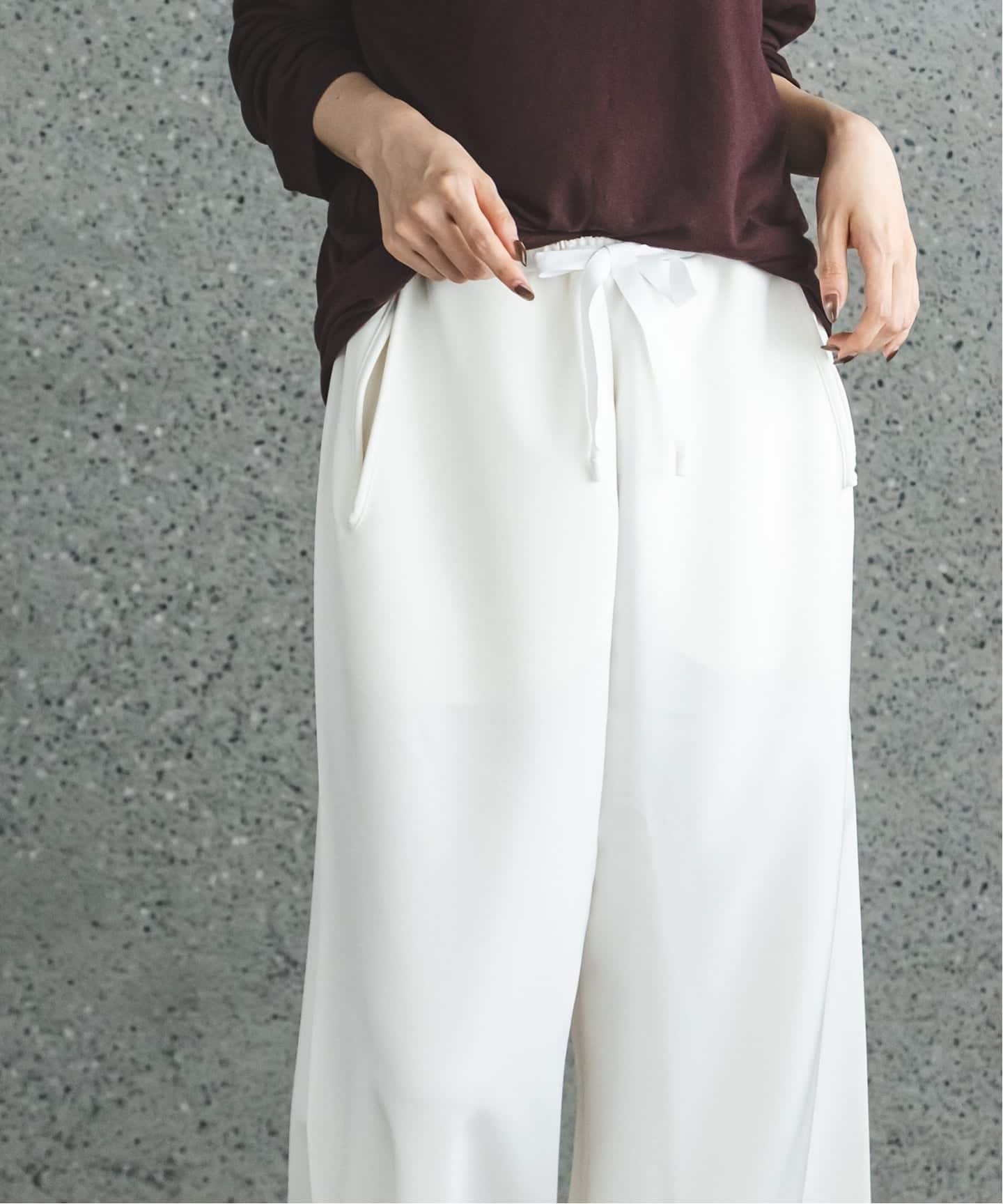 き*ゅ様 GOAR クロコ型押し ホワイト パンツ Lサイズ goar.store