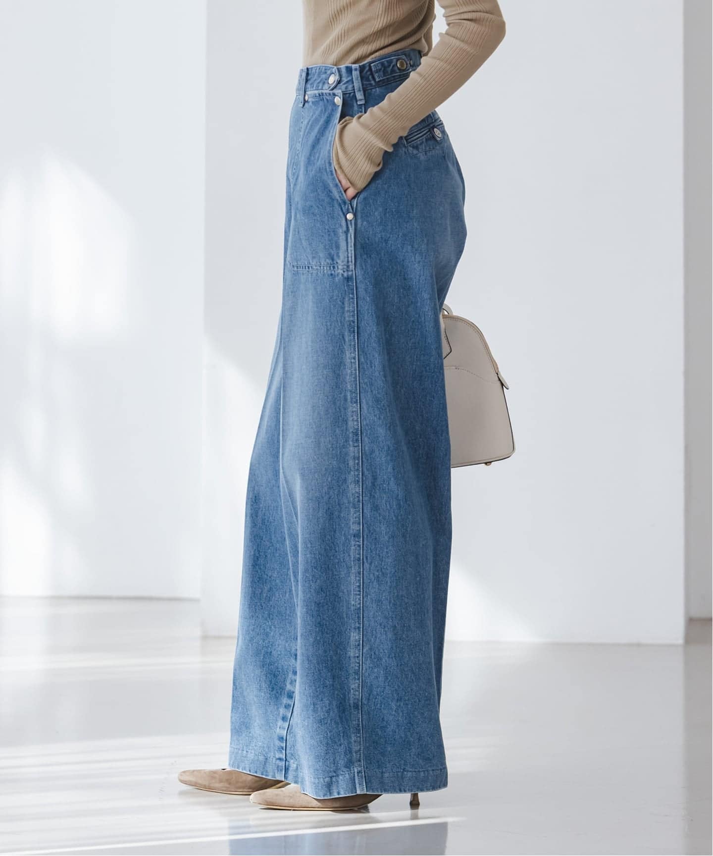 NOBLE別注》SERGE/サージ W SIDE ZIP PANTS（デニムパンツ・ジーンズ