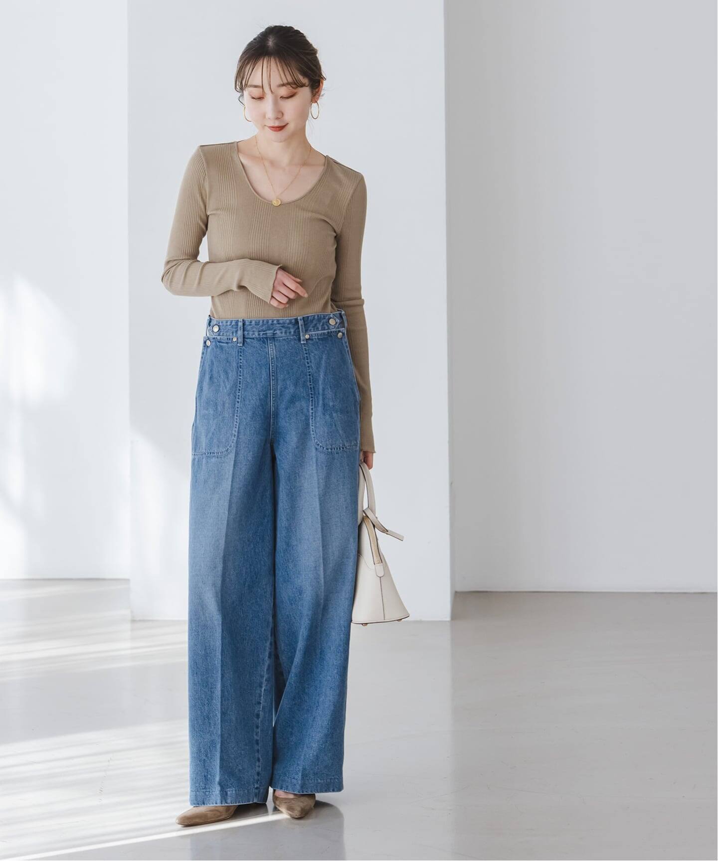 NOBLE別注》SERGE/サージ W SIDE ZIP PANTS（デニムパンツ・ジーンズ