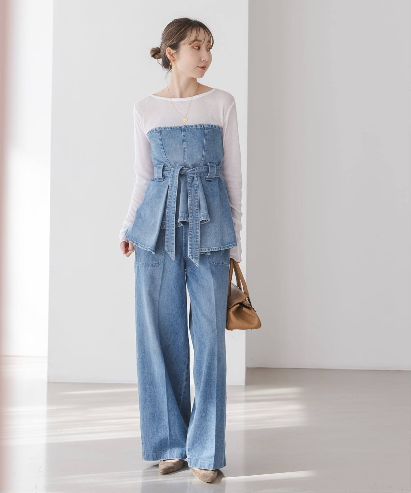 NOBLE別注》SERGE/サージ W SIDE ZIP PANTS（デニムパンツ・ジーンズ