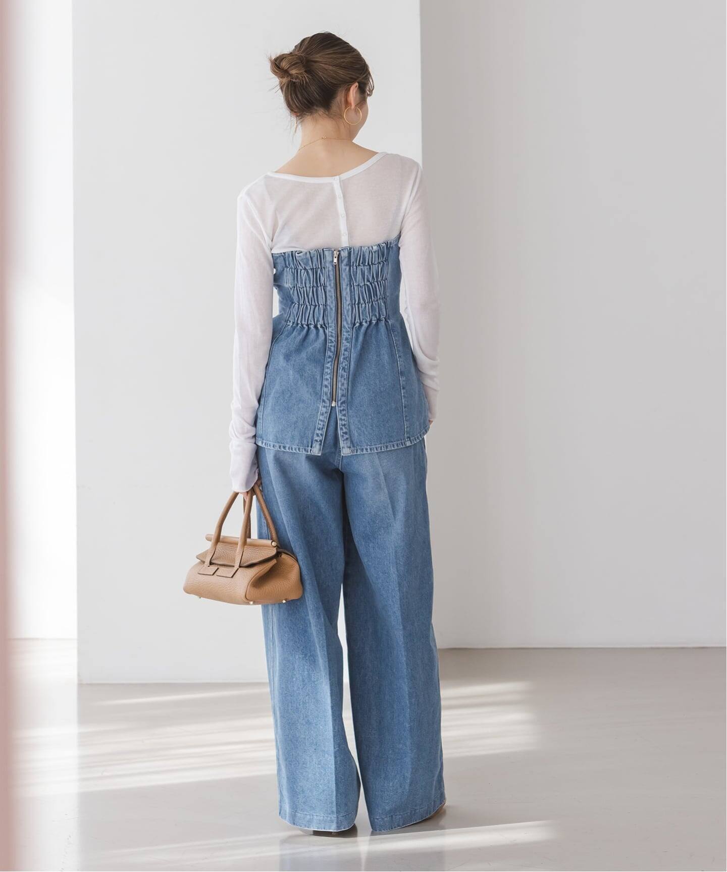 ノ*ル様 ノーブル NOBLE別注》SERGE/サージ W SIDE ZIP PANTS（デニムパンツ・ジーンズ