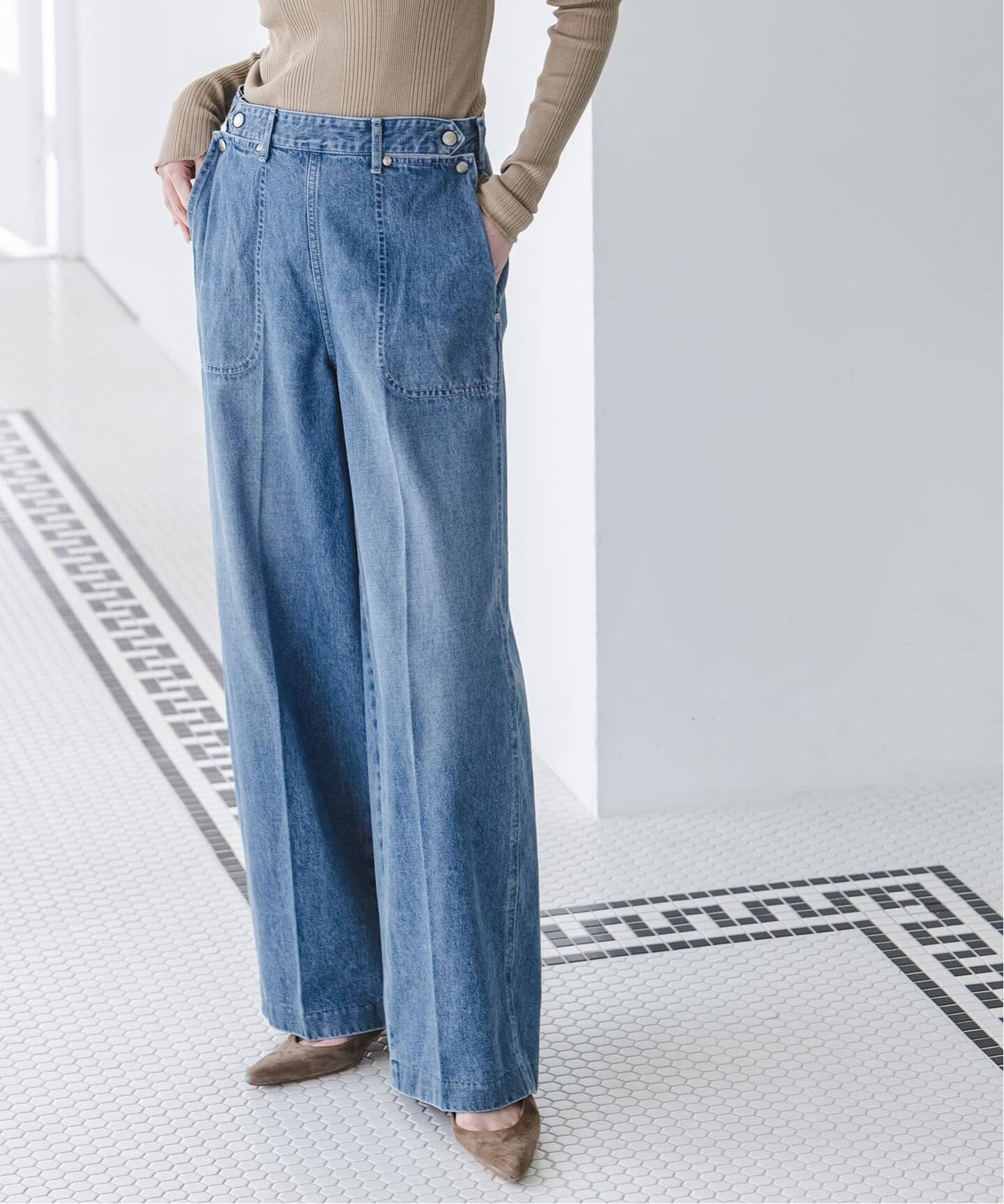 NOBLE別注》SERGE/サージ W SIDE ZIP PANTS（デニムパンツ・ジーンズ 