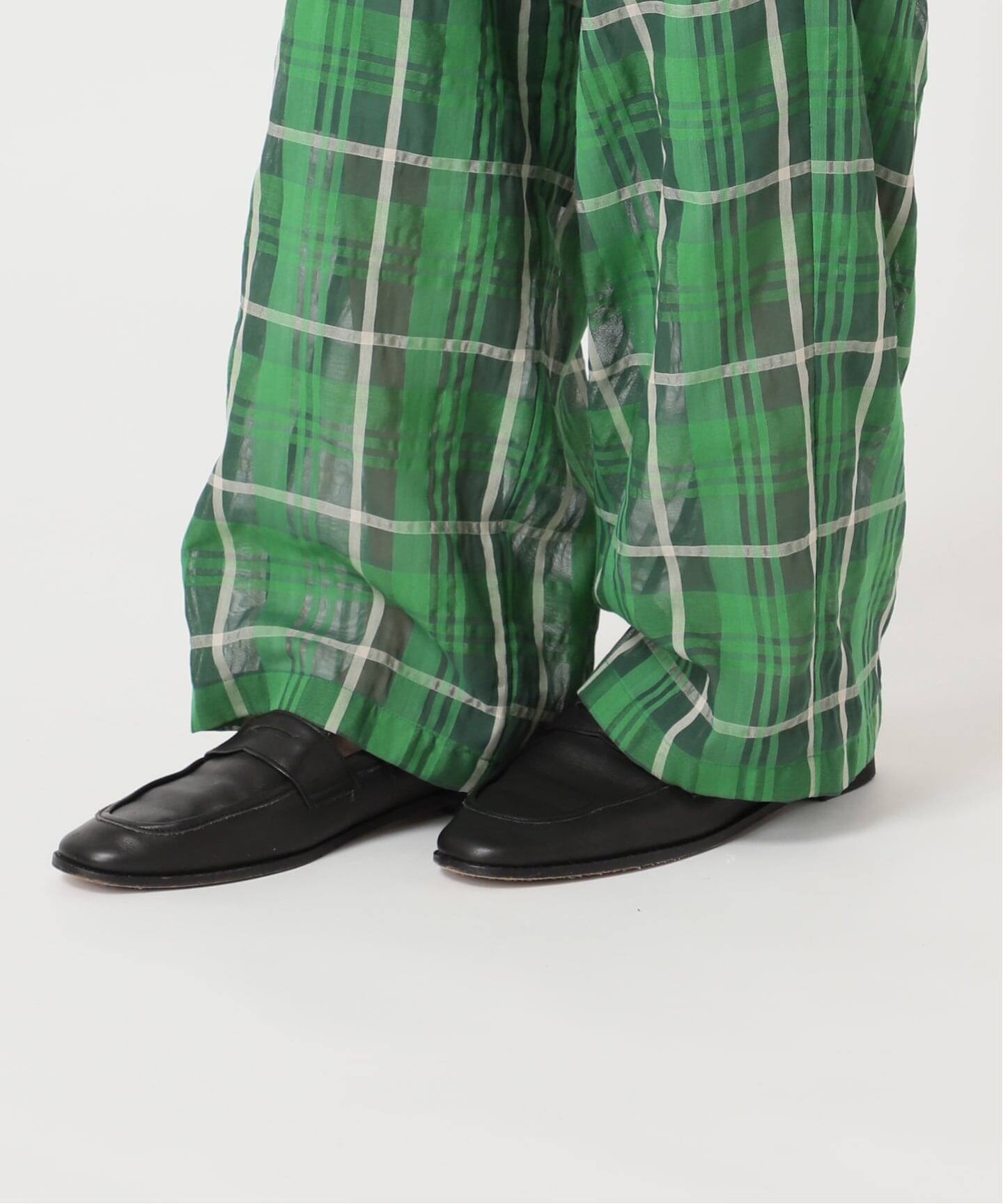 Check Drawstring Pants / チェックパンツ（その他パンツ）｜CALMER