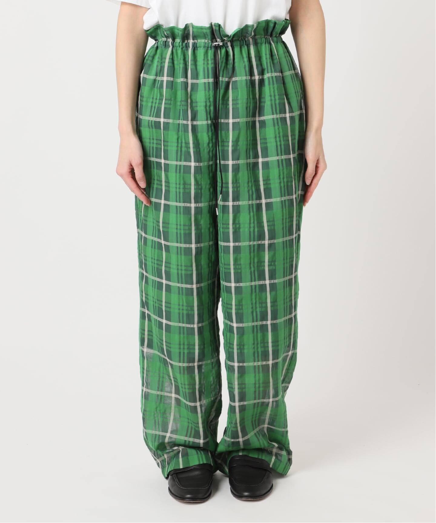 Check Drawstring Pants / チェックパンツ（その他パンツ）｜CALMER
