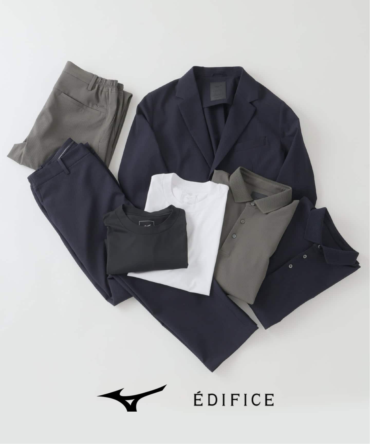 MIZUNO(ミズノ) 別注 DYNAMOTION パンツ（スラックス）｜EDIFICE