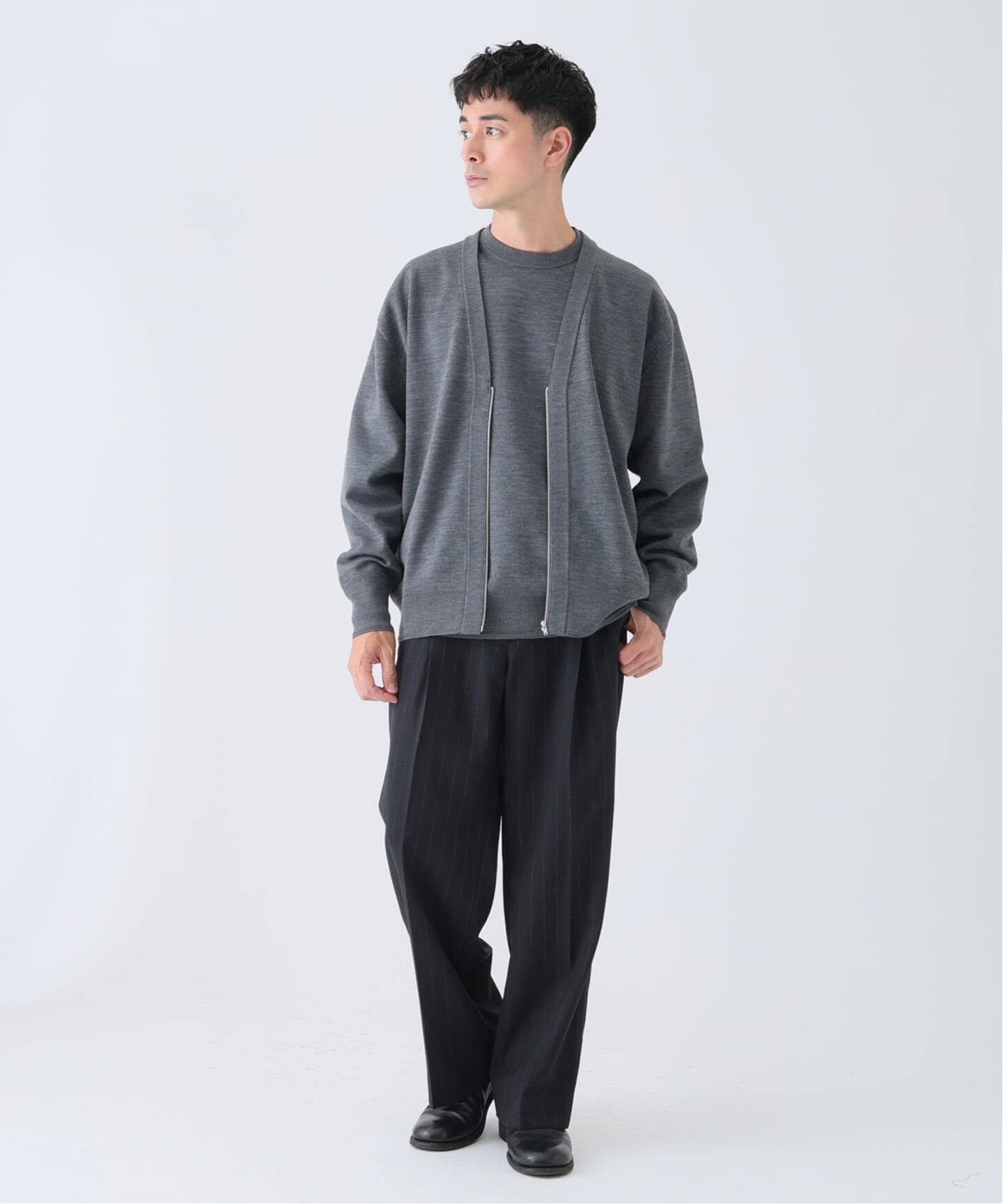 パターン サイド アジャスト ワイド パンツ（スラックス）｜EDIFICE